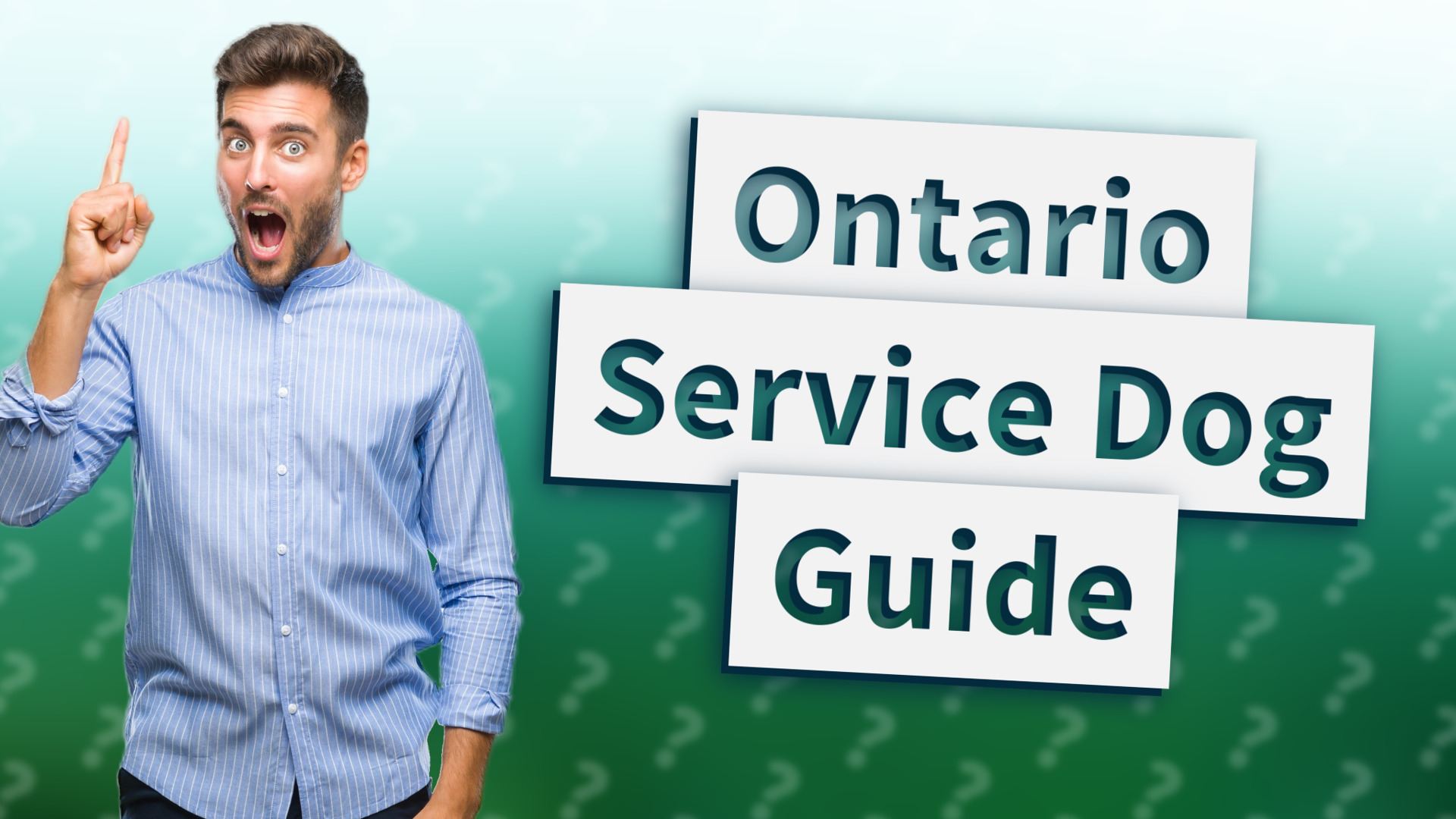 Ontario Service Dog Guide