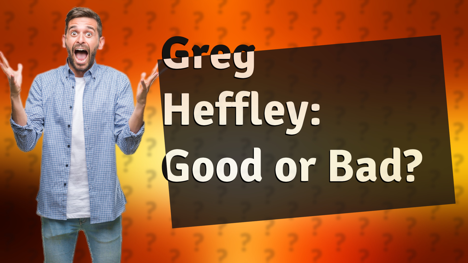 Greg Heffley: Good or Bad?