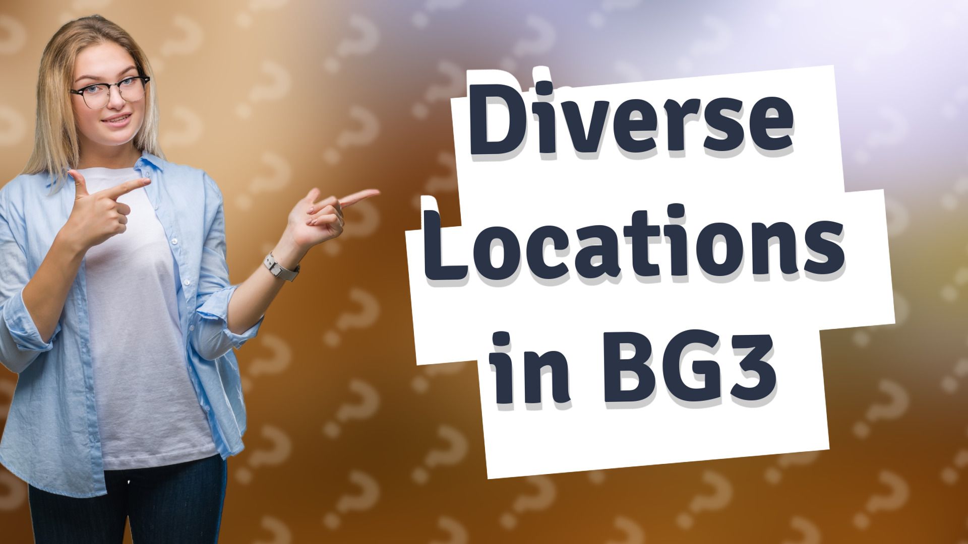 Diverse Locations in BG3