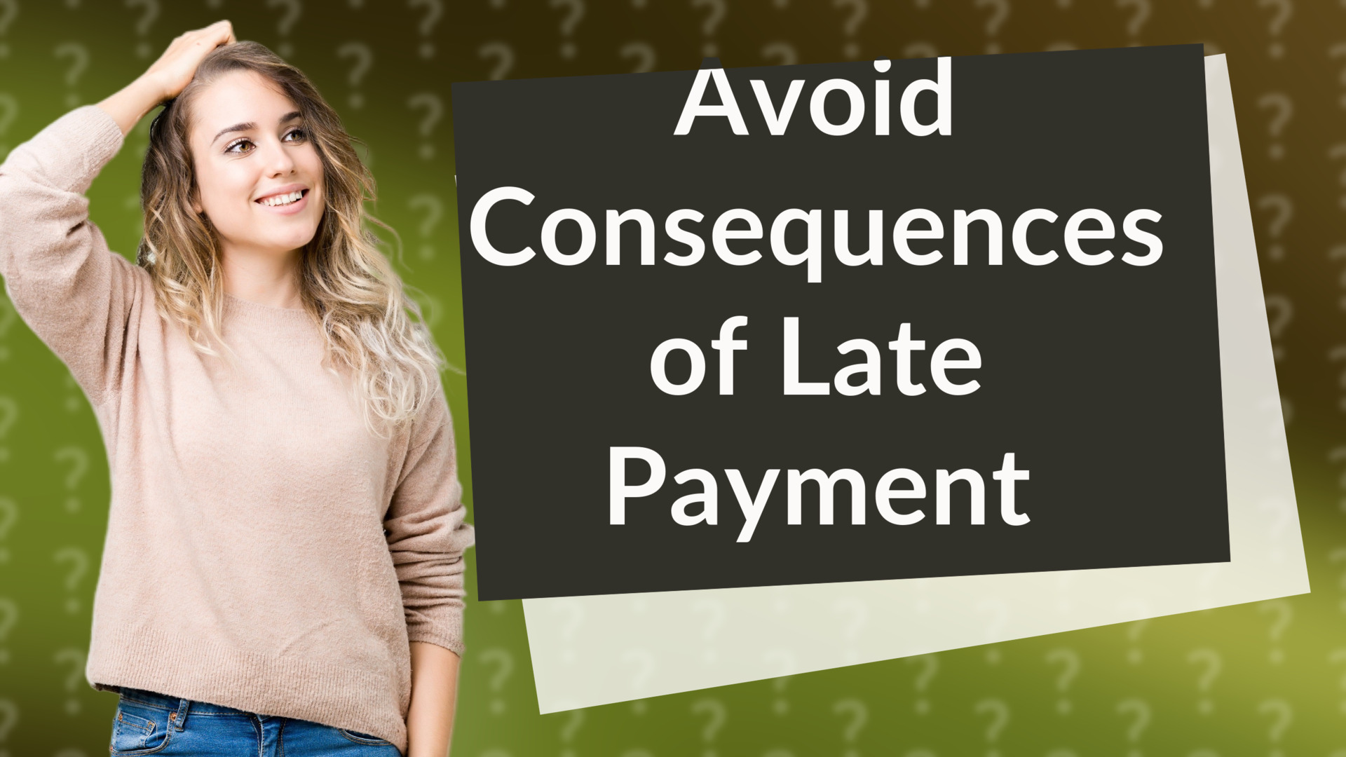 Avoid Consequences of Late Payment