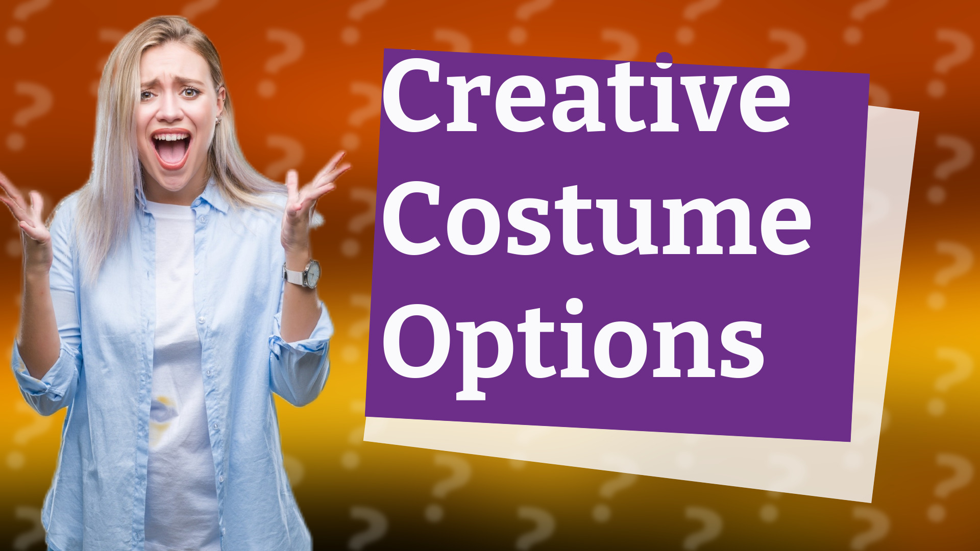 Creative Costume Options