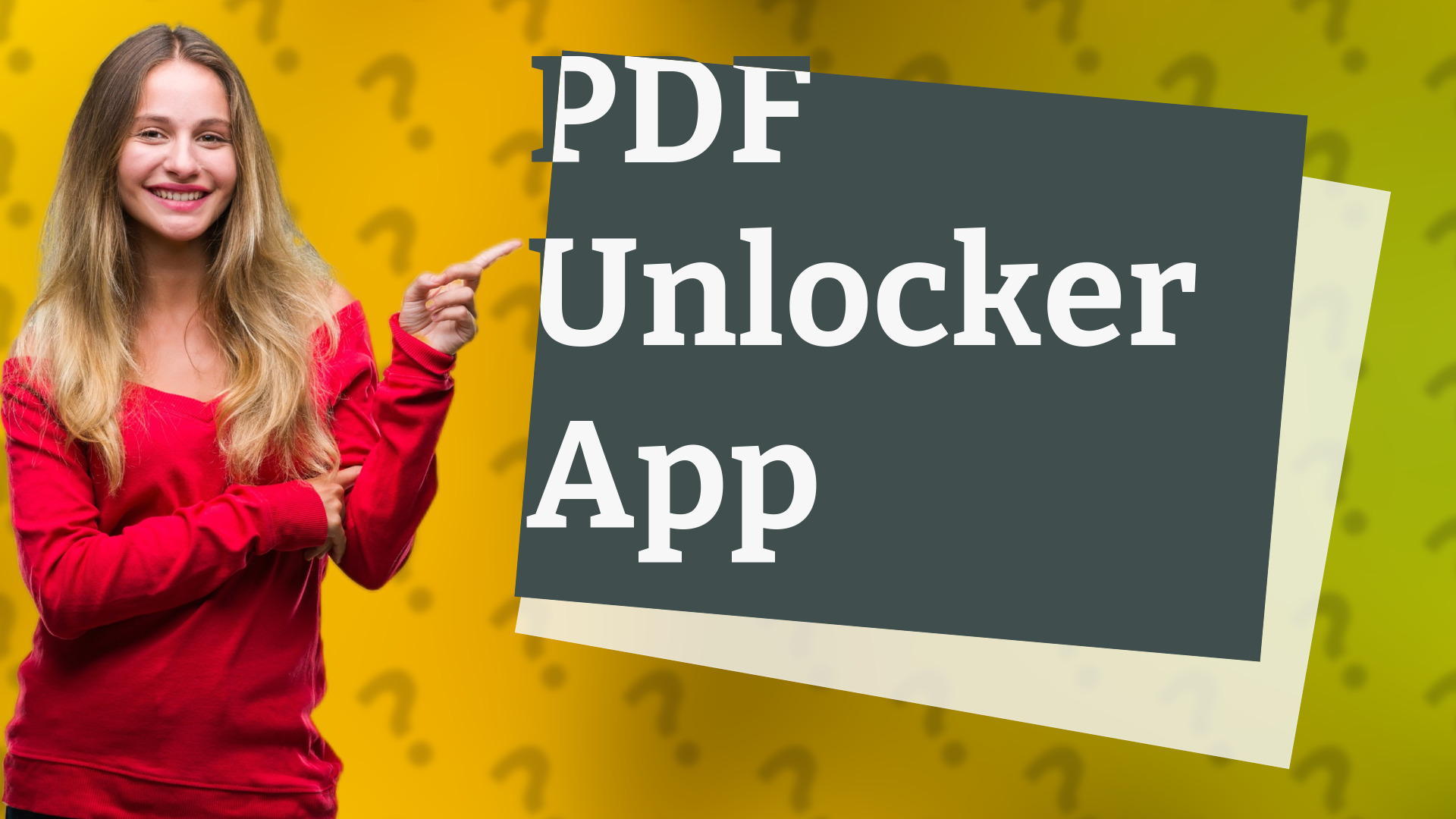 PDF Unlocker App