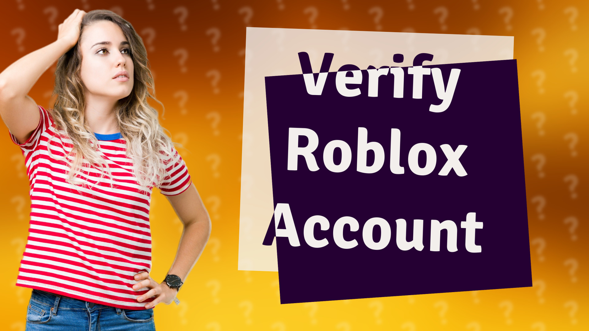 Verify Roblox Account