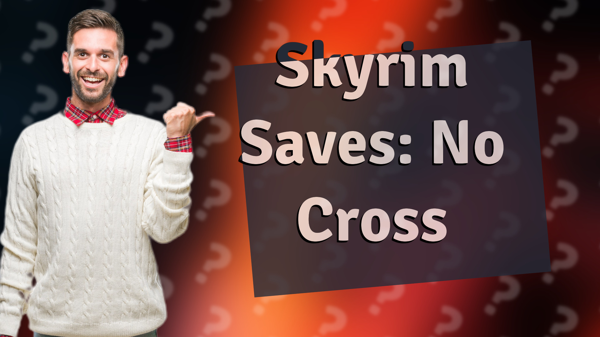 Skyrim Saves: No Cross