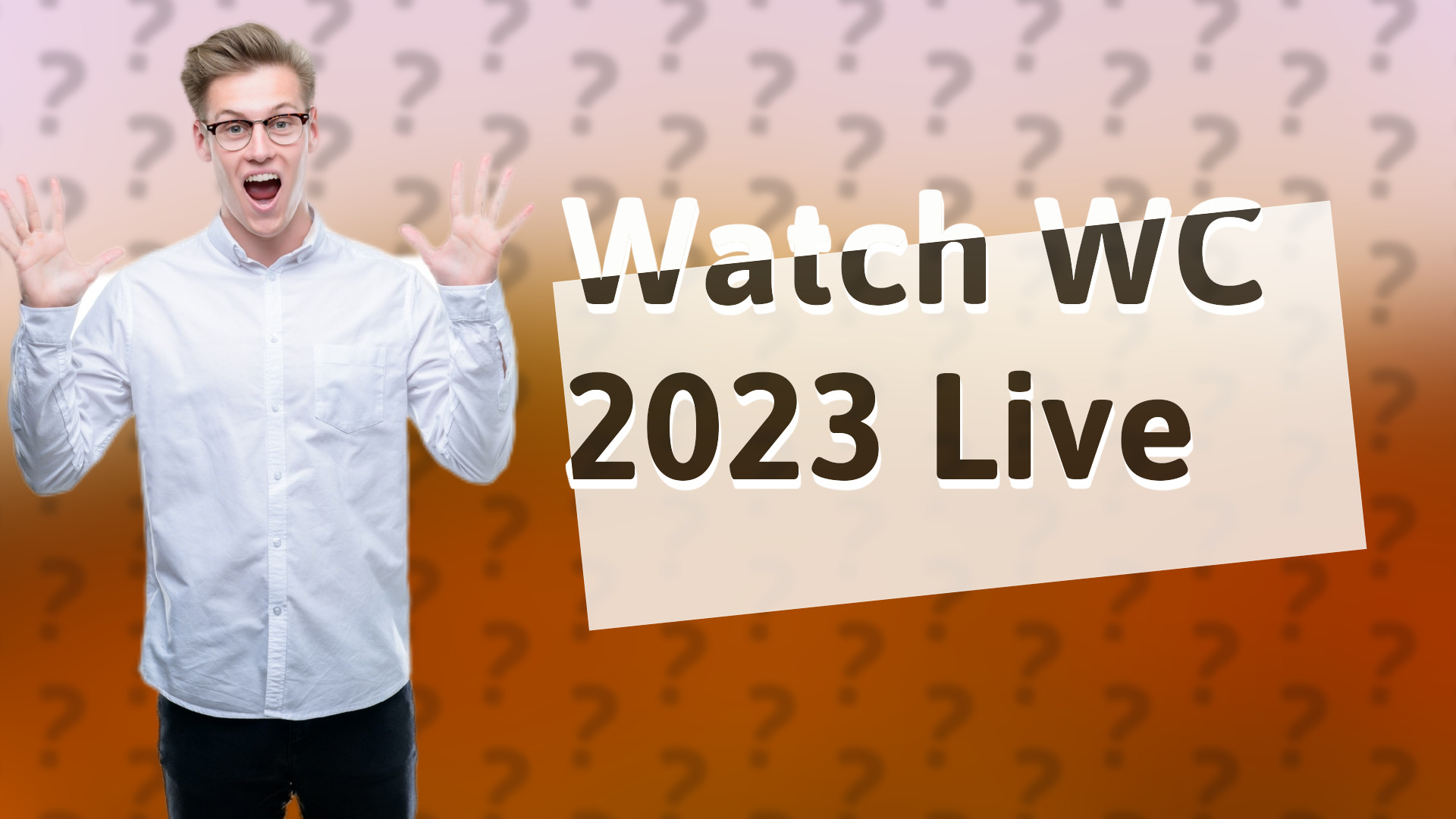 Watch WC 2023 Live