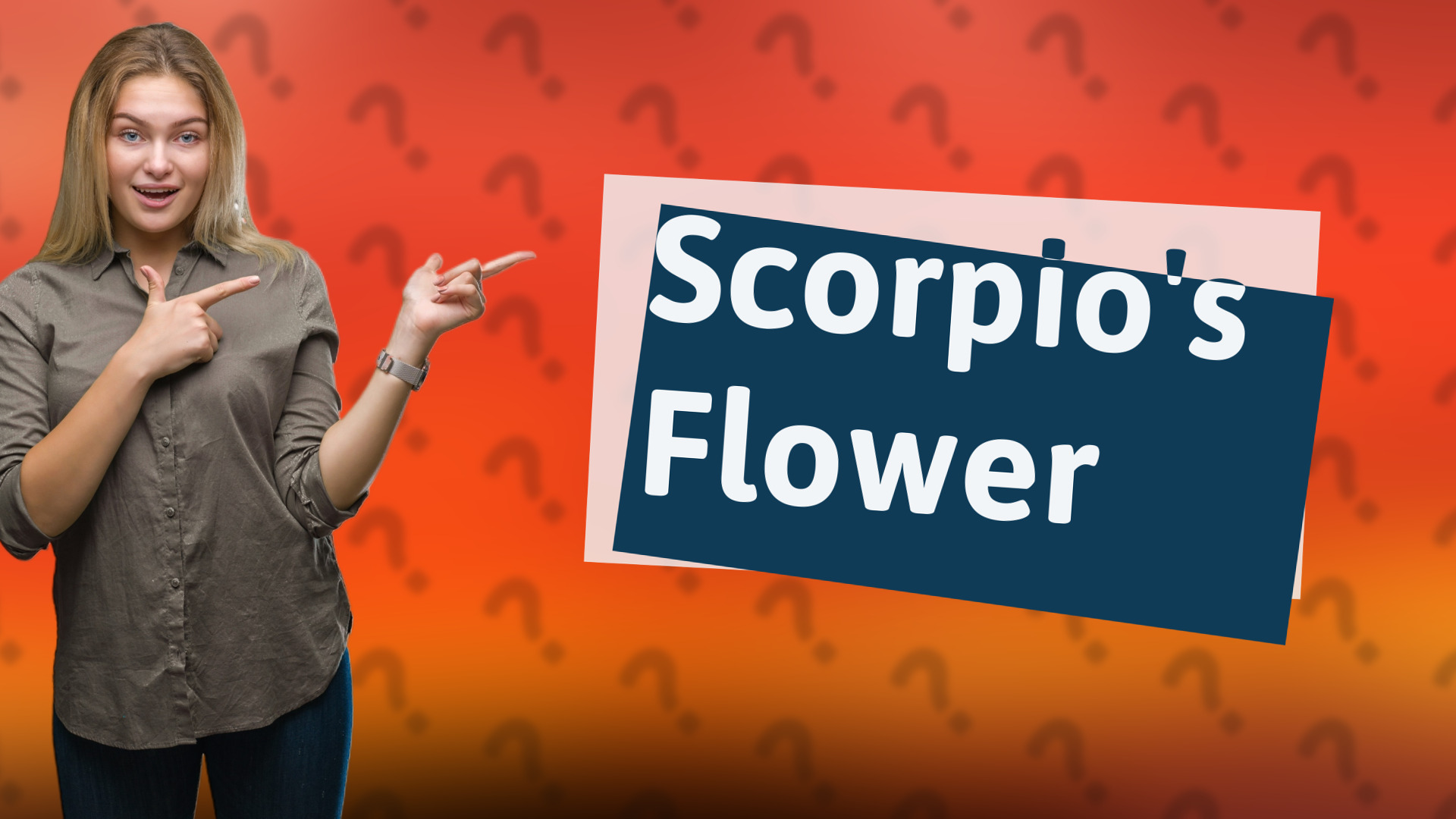 Scorpio's Flower