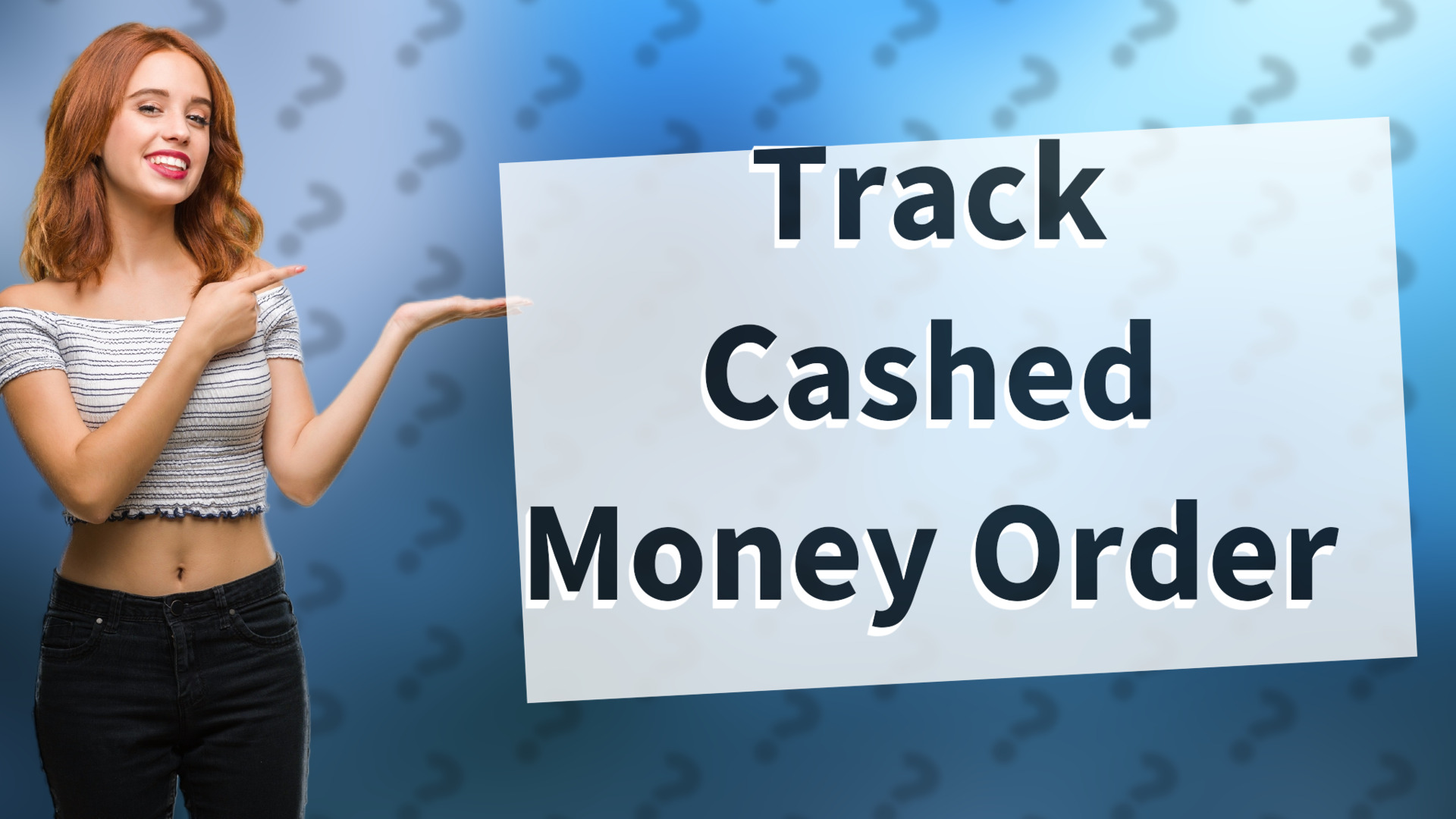Track Cashed Money Order