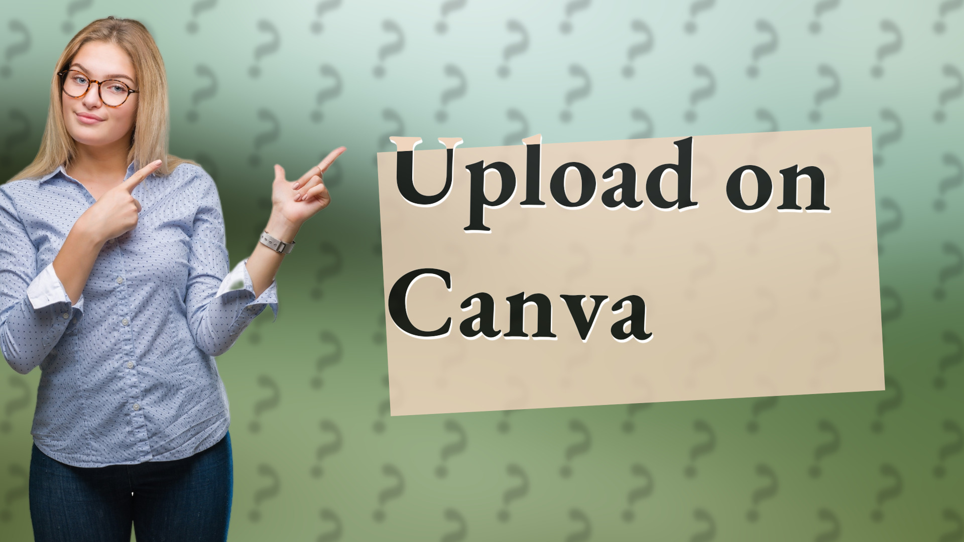 Upload on Canva