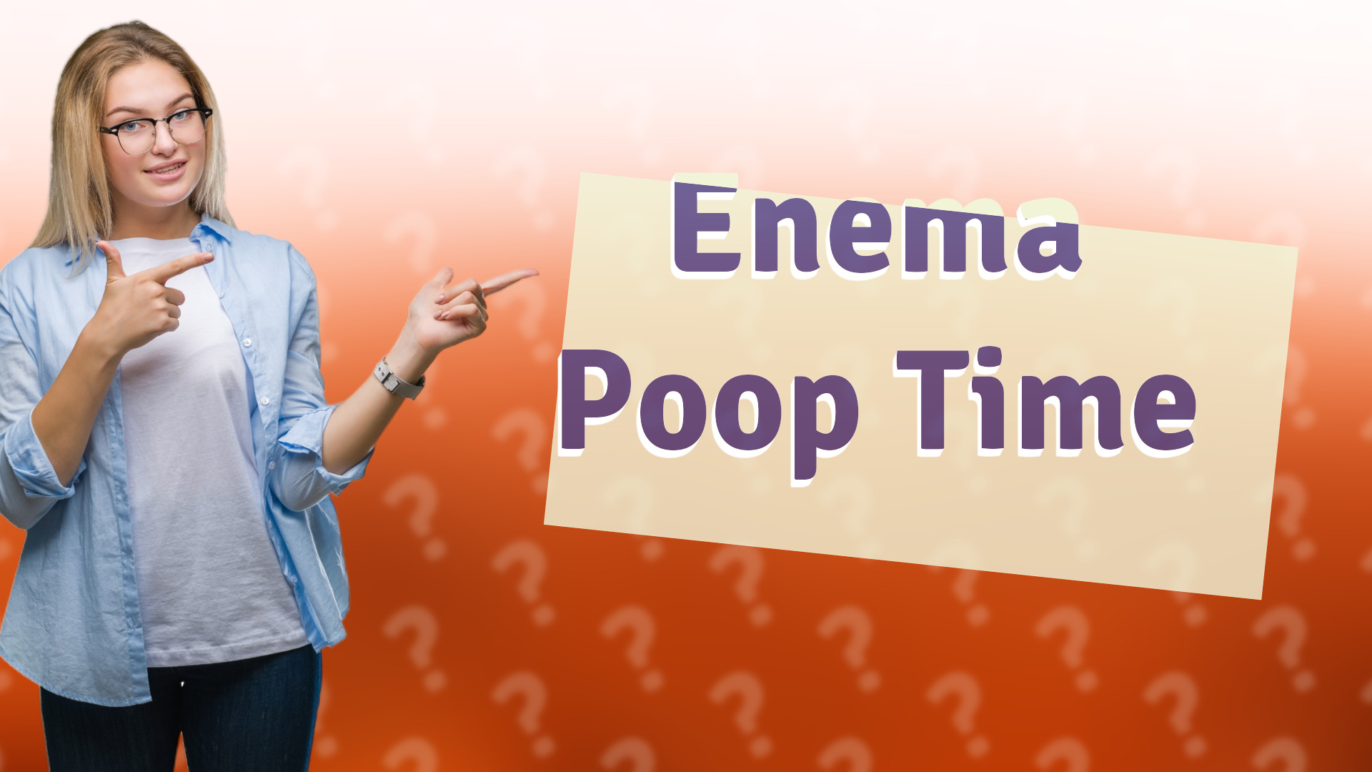 Enema Poop Time
