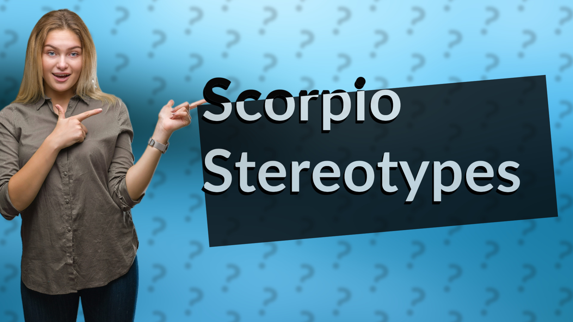 Scorpio Stereotypes