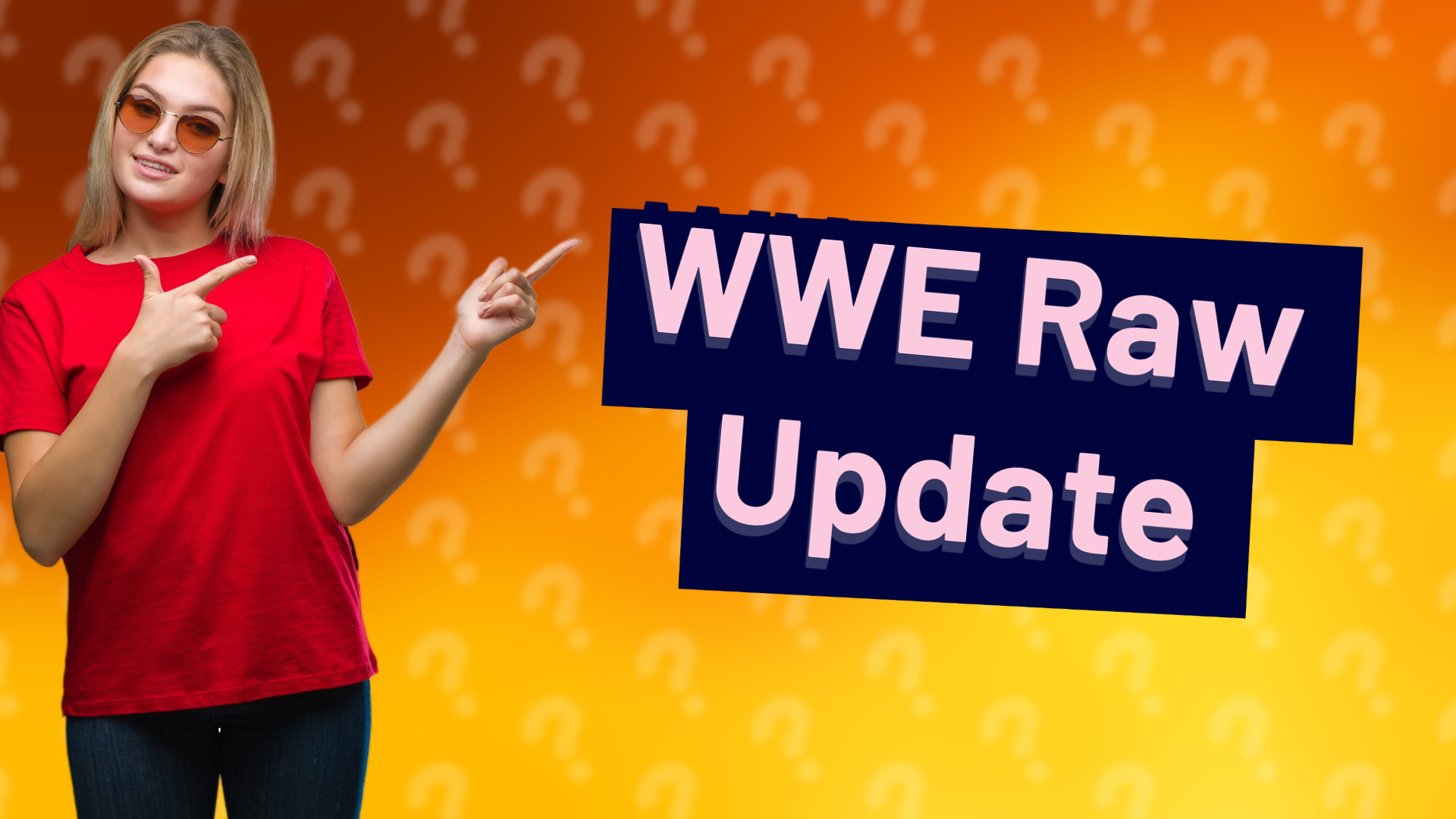 WWE Raw Update