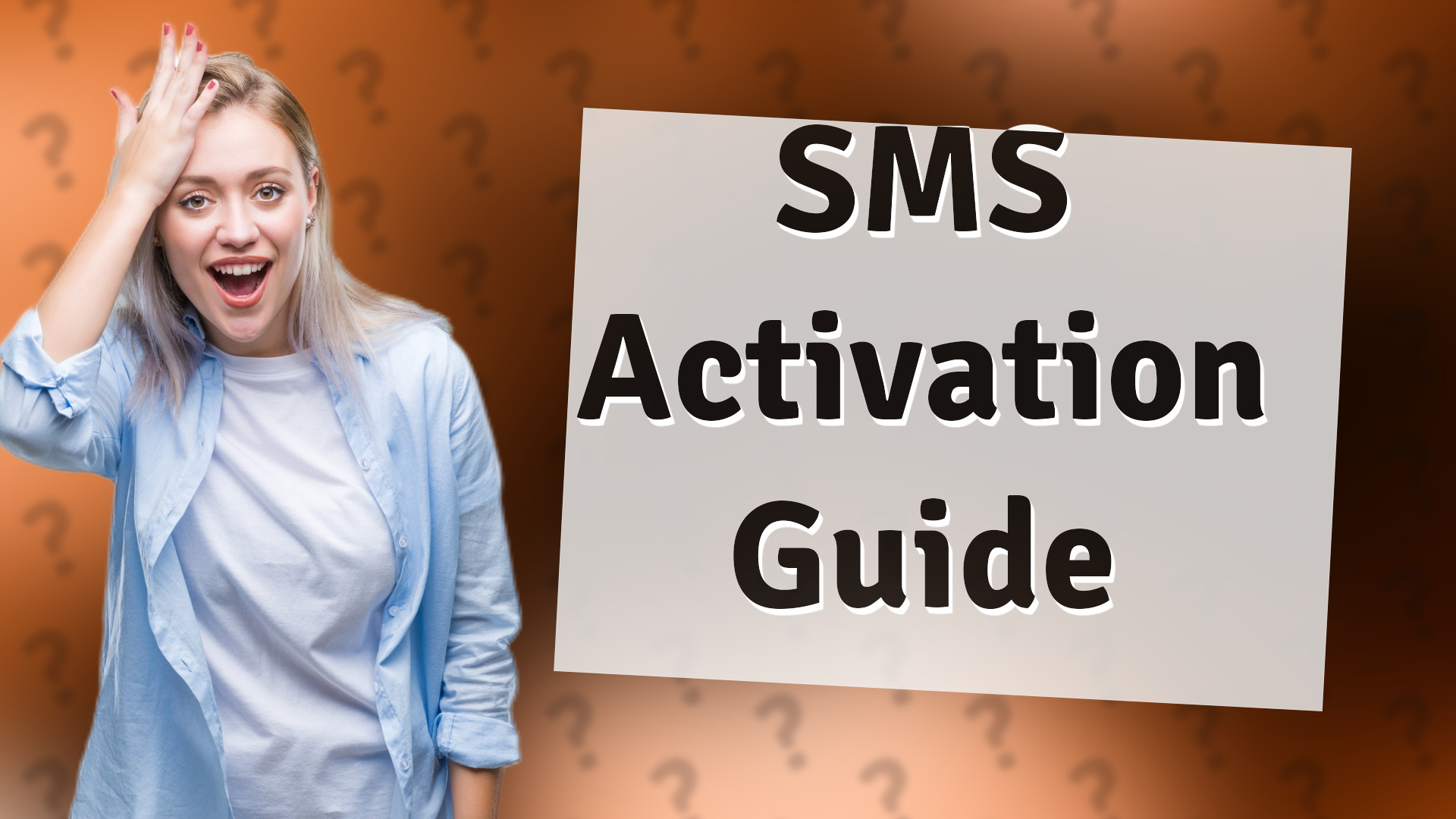 SMS Activation Guide