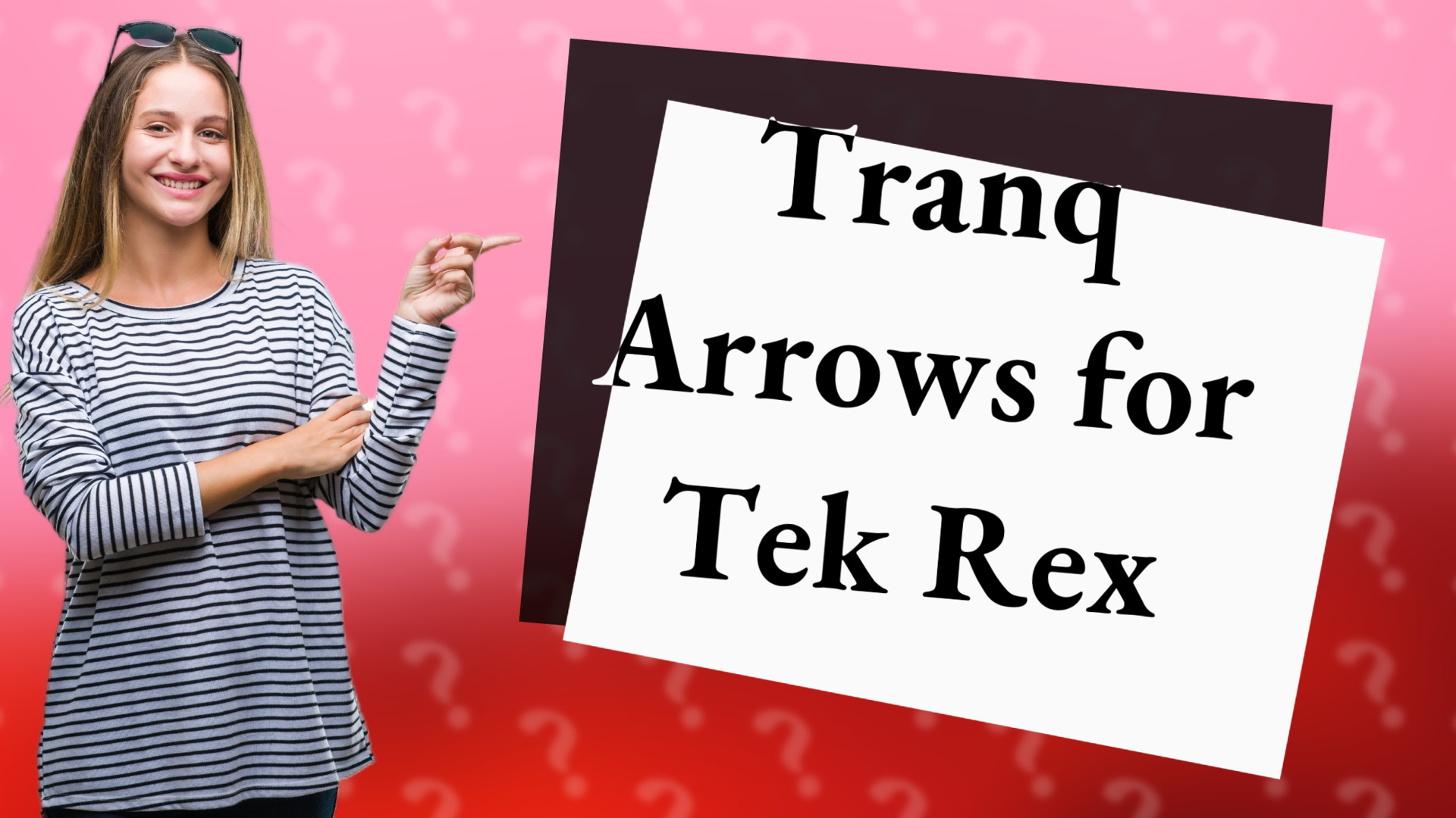 Tranq Arrows for Tek Rex