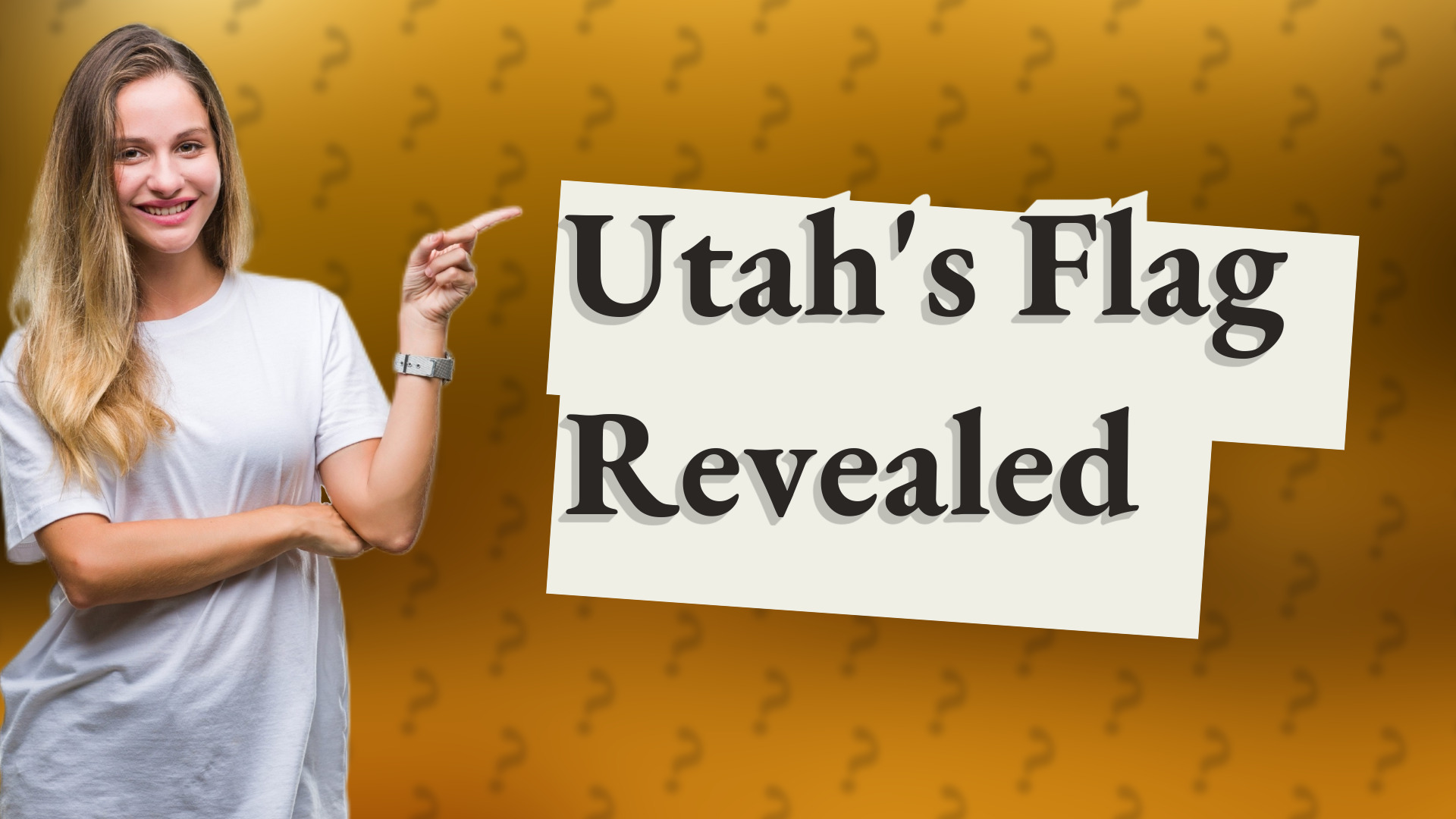 Utah's Flag Revealed
