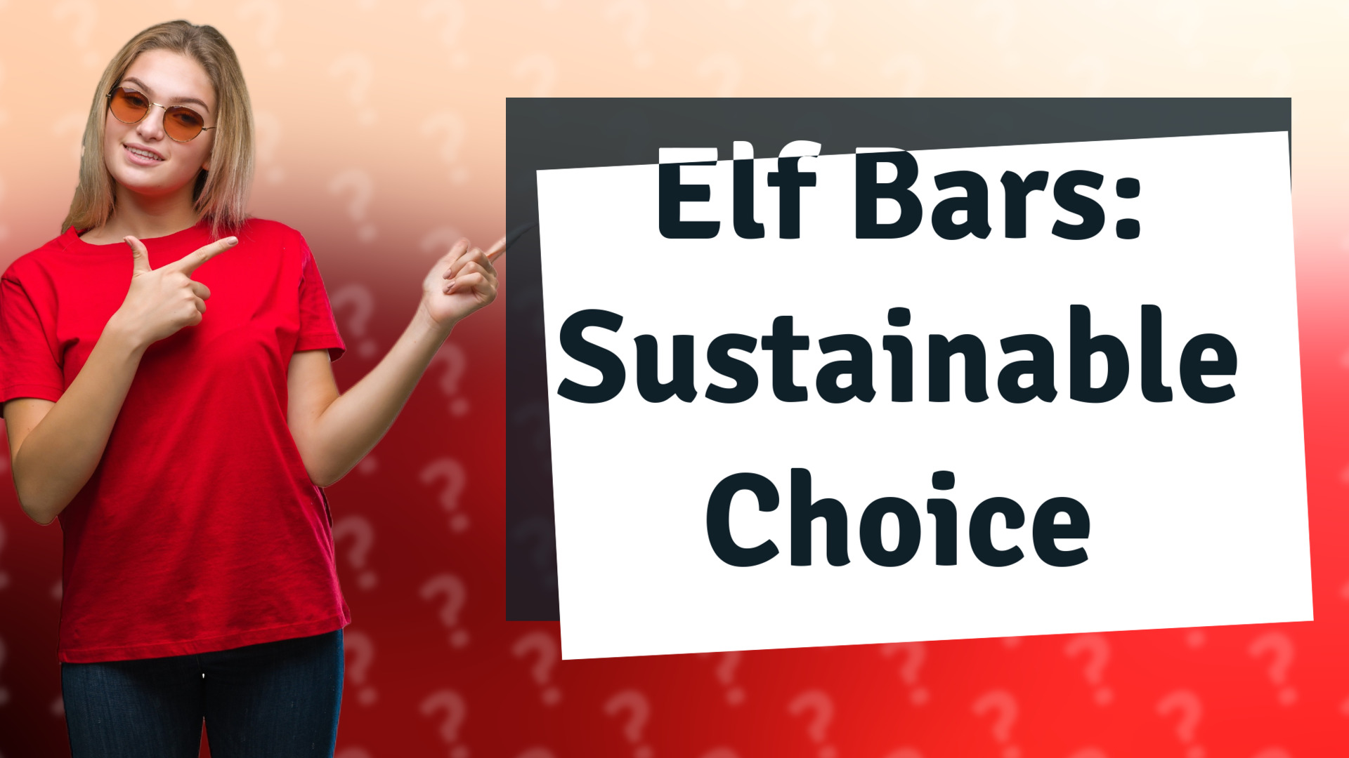 Elf Bars: Sustainable Choice