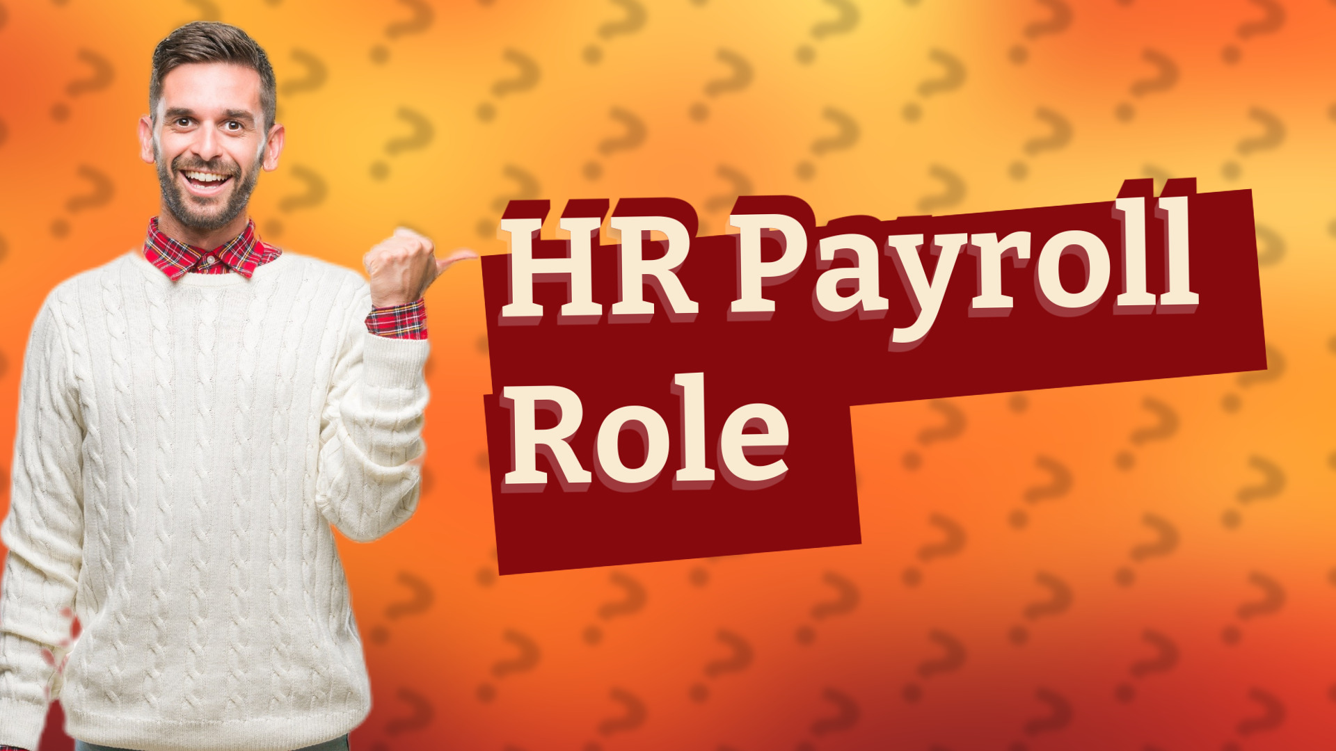 HR Payroll Role
