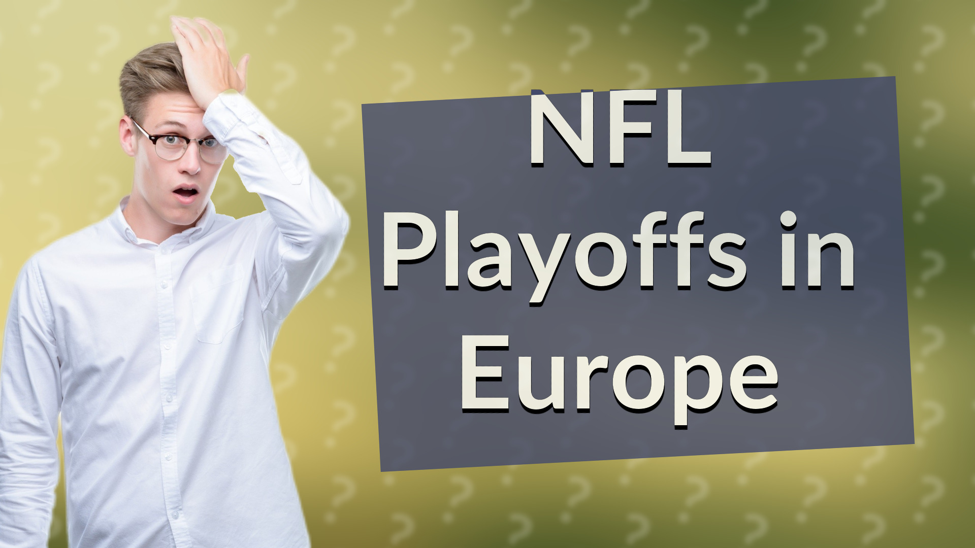 NFL Playoffs in Europe