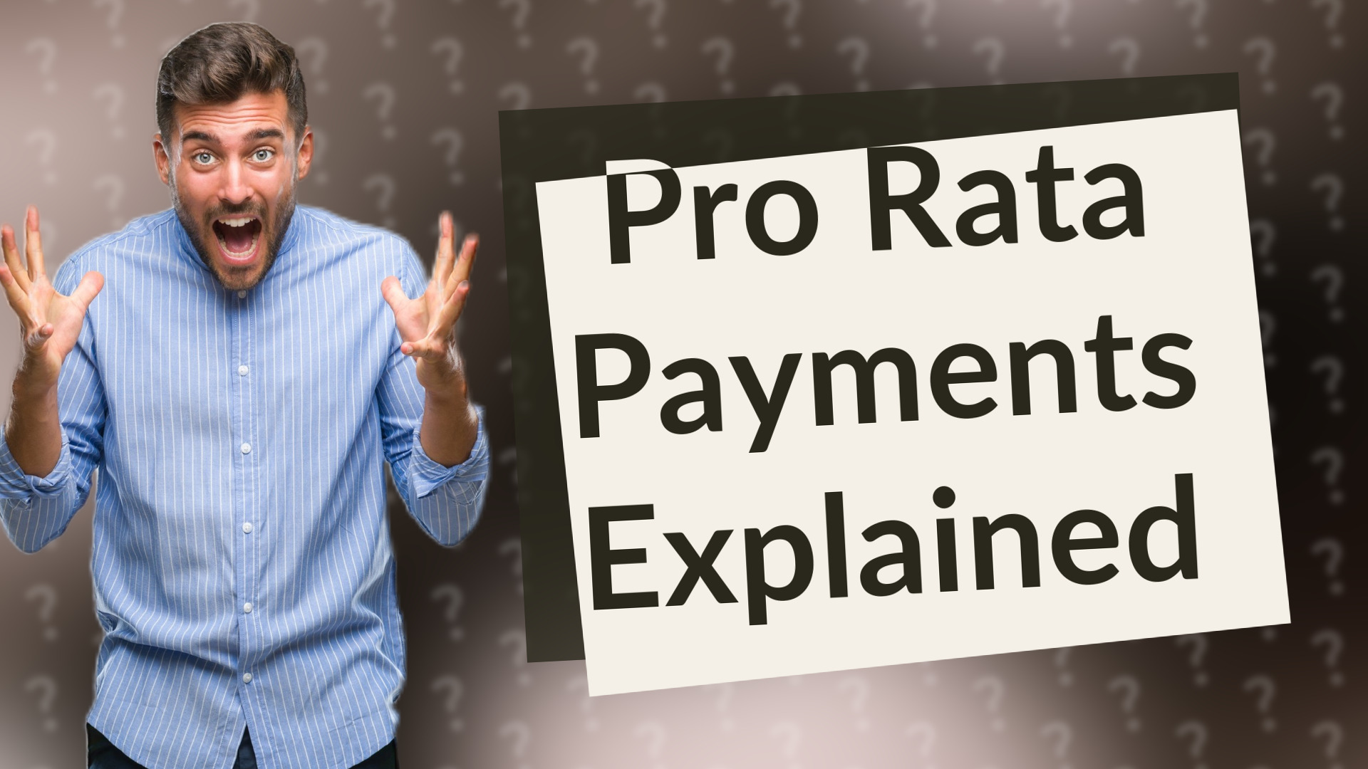 Pro Rata Payments Explained