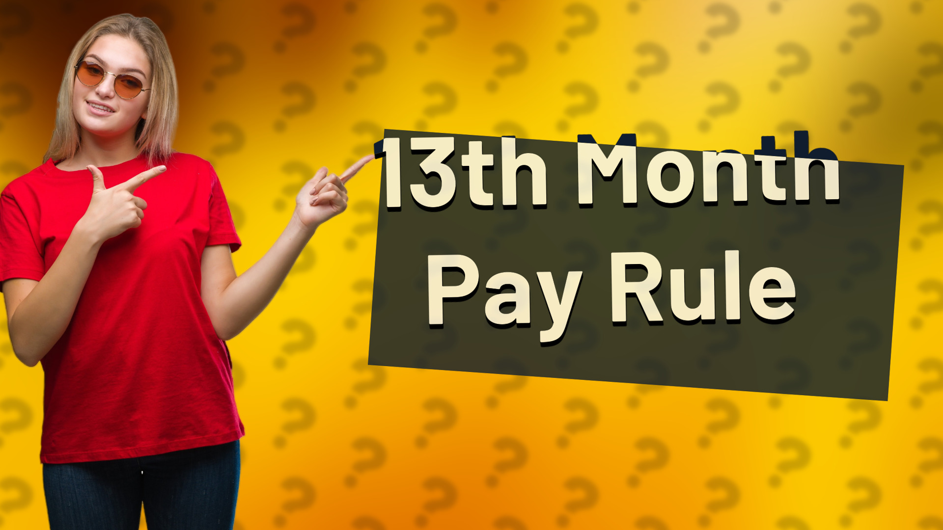 13th Month Pay Rule