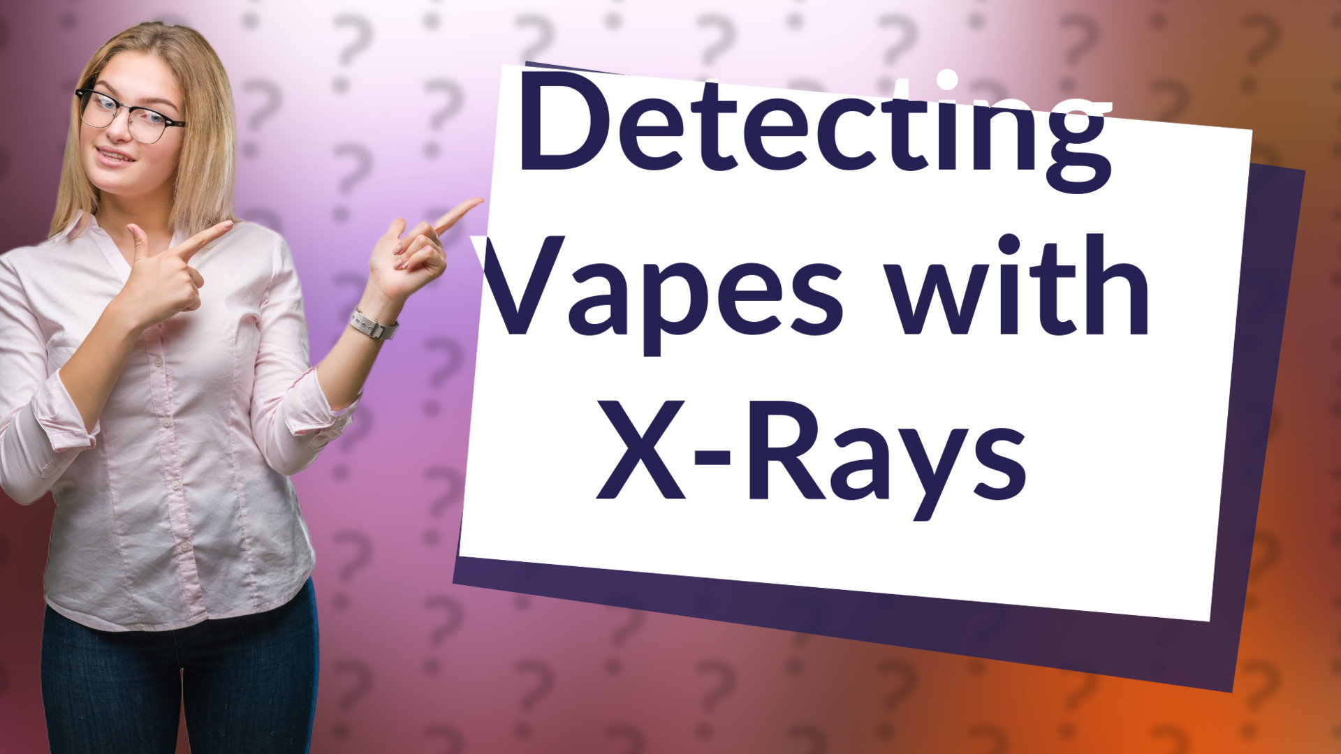Detecting Vapes with X-Rays