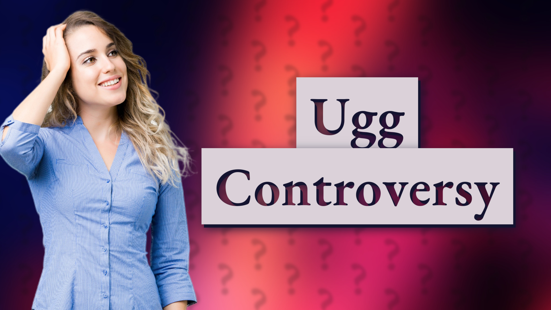 Ugg Controversy