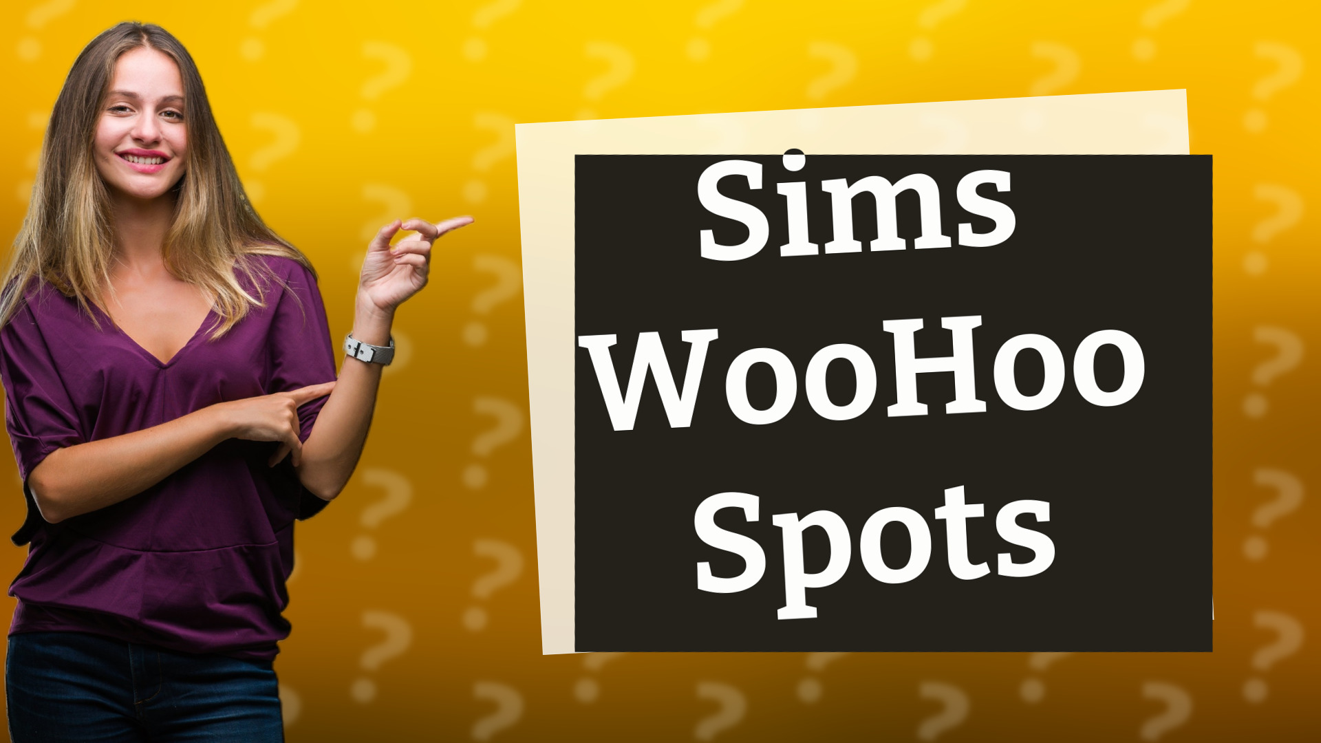 Sims WooHoo Spots