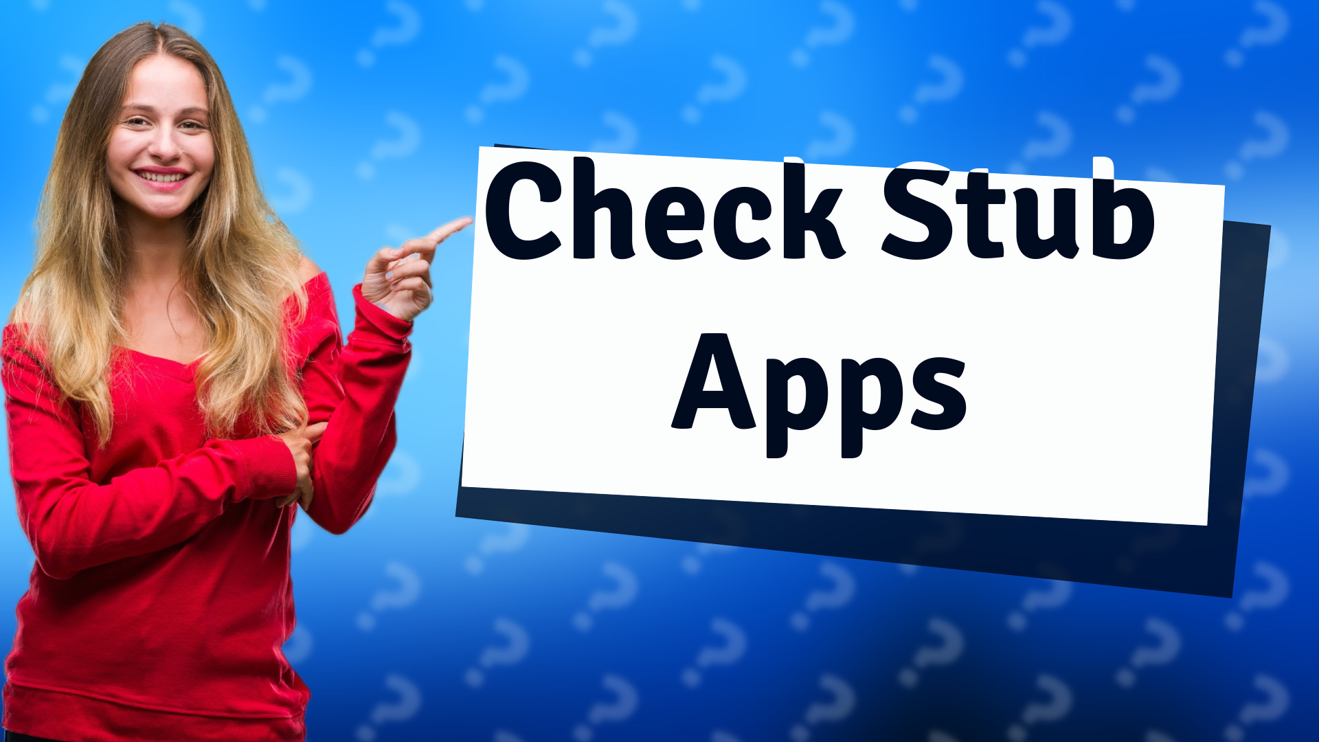 Check Stub Apps