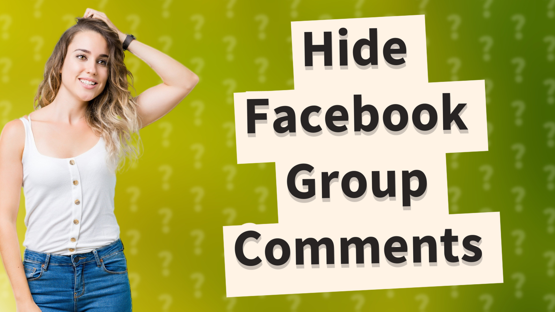 Hide Facebook Group Comments