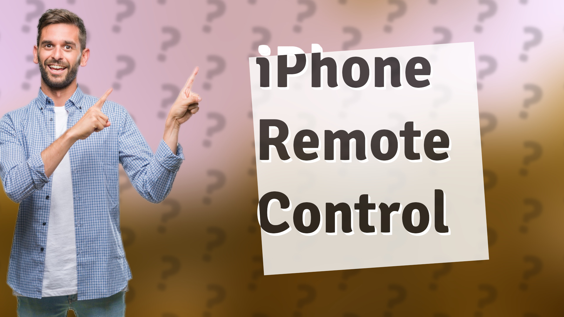 iPhone Remote Control
