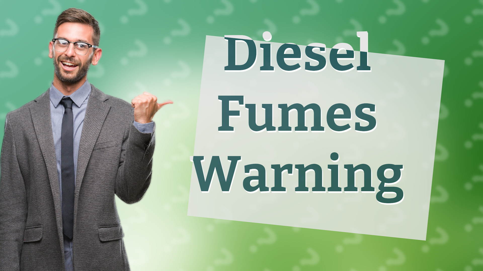 Diesel Fumes Warning