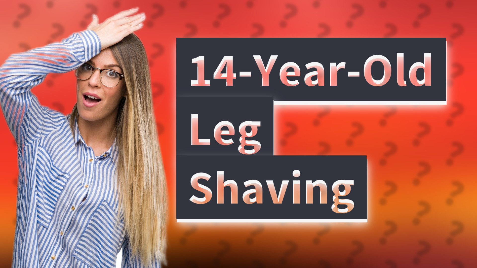 14-Year-Old Leg Shaving