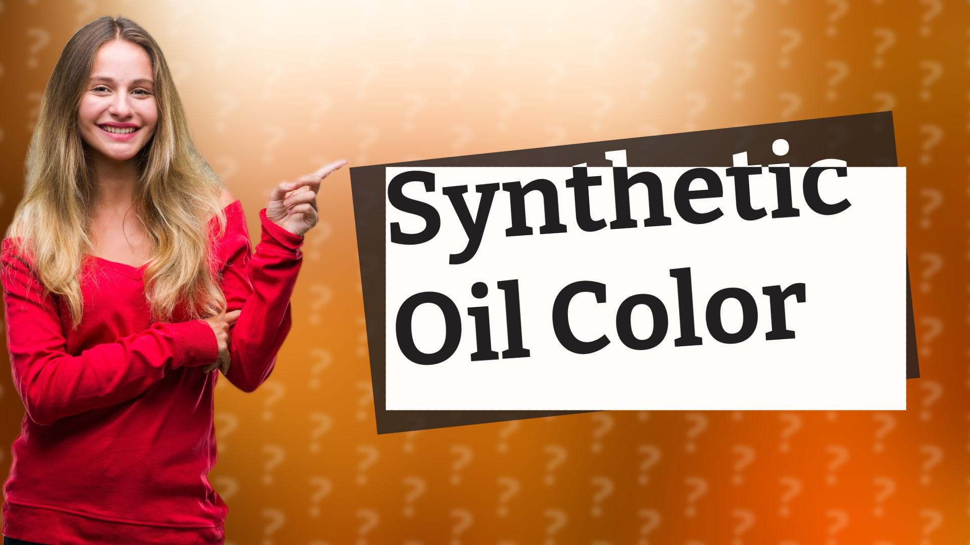 Synthetic Oil Color