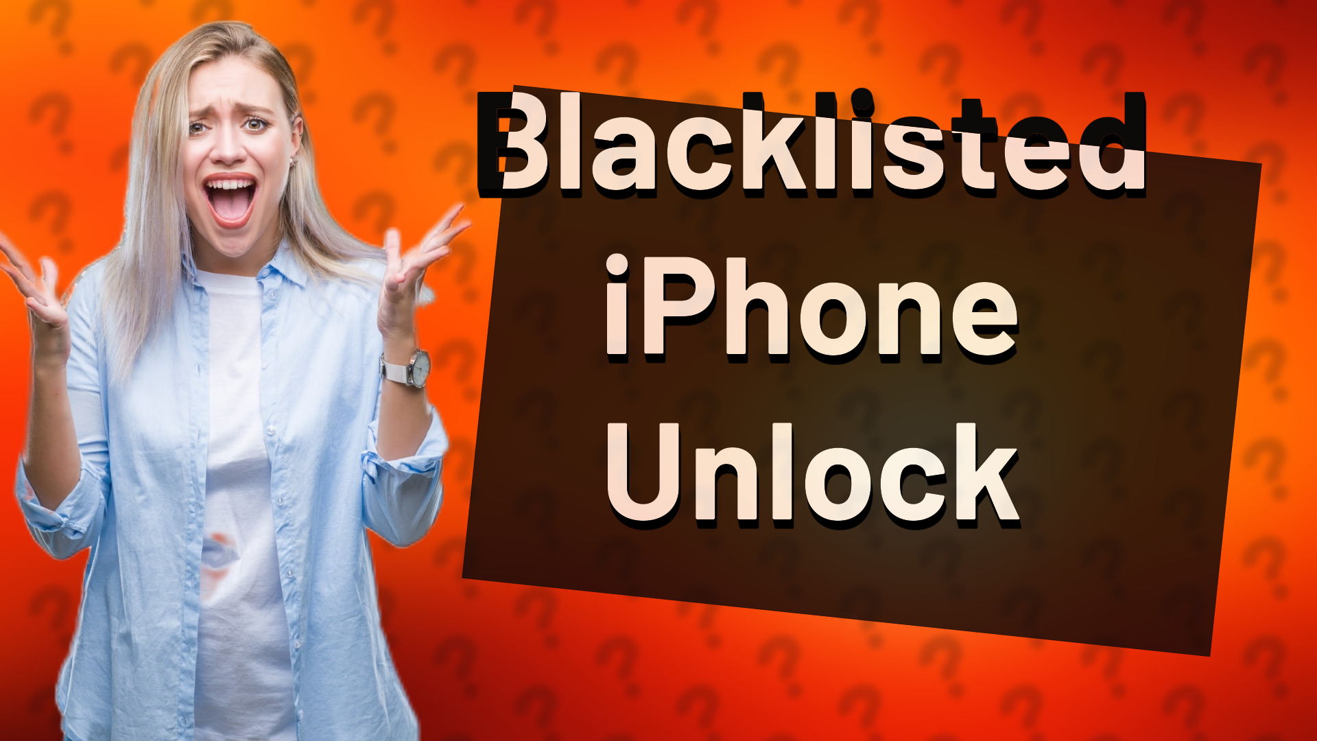Blacklisted iPhone Unlock