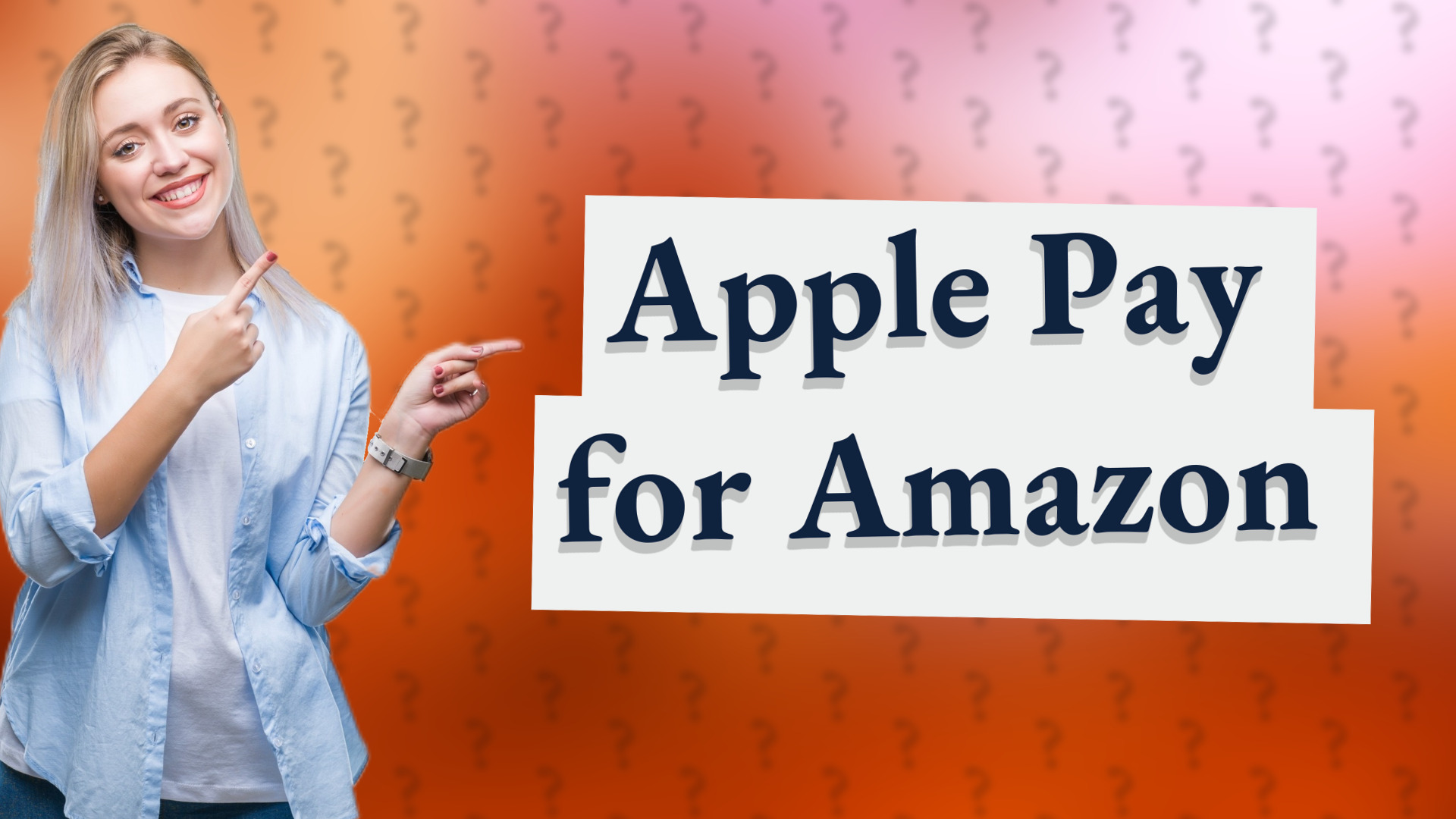 Apple Pay for Amazon