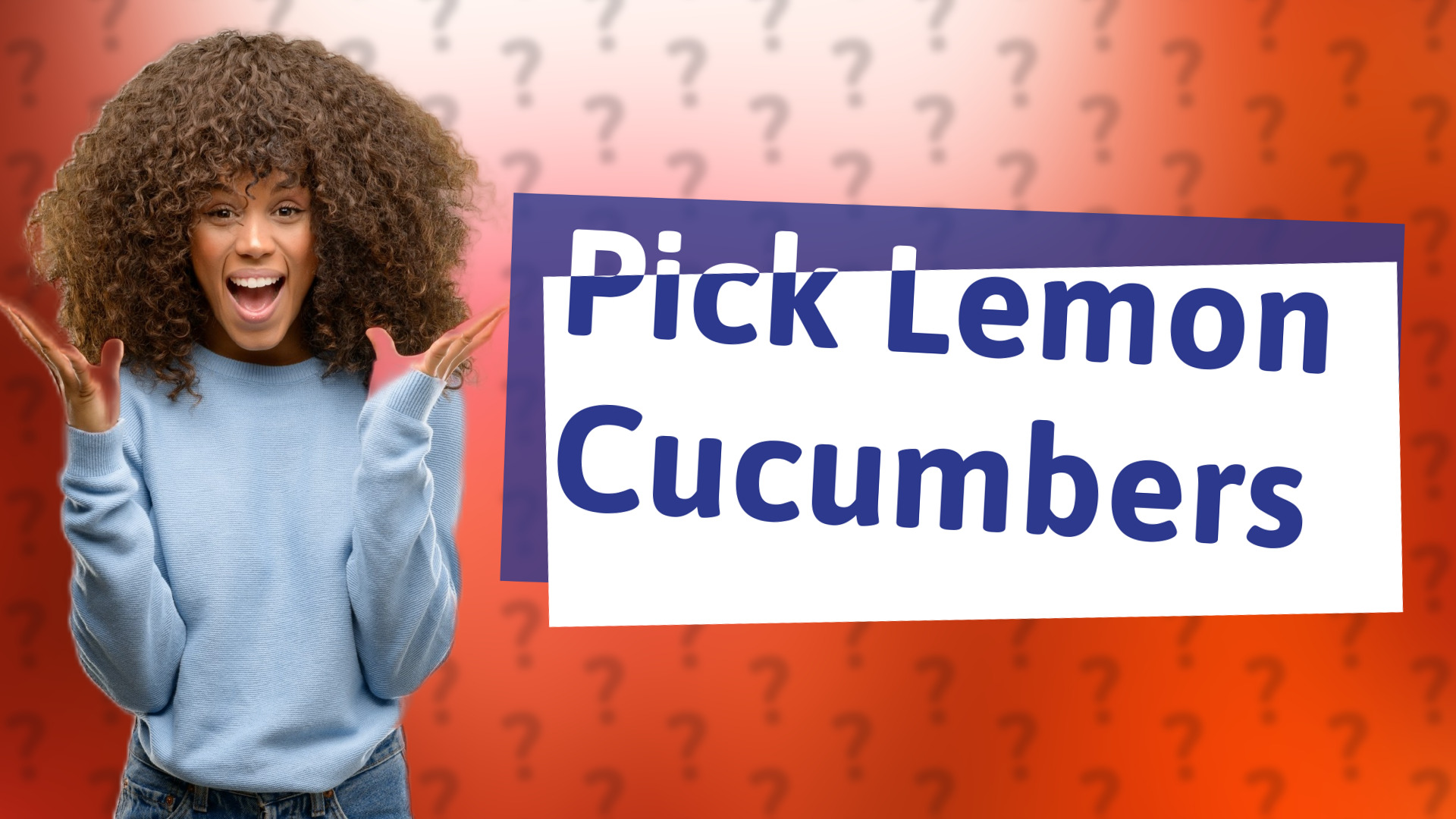 Pick Lemon Cucumbers