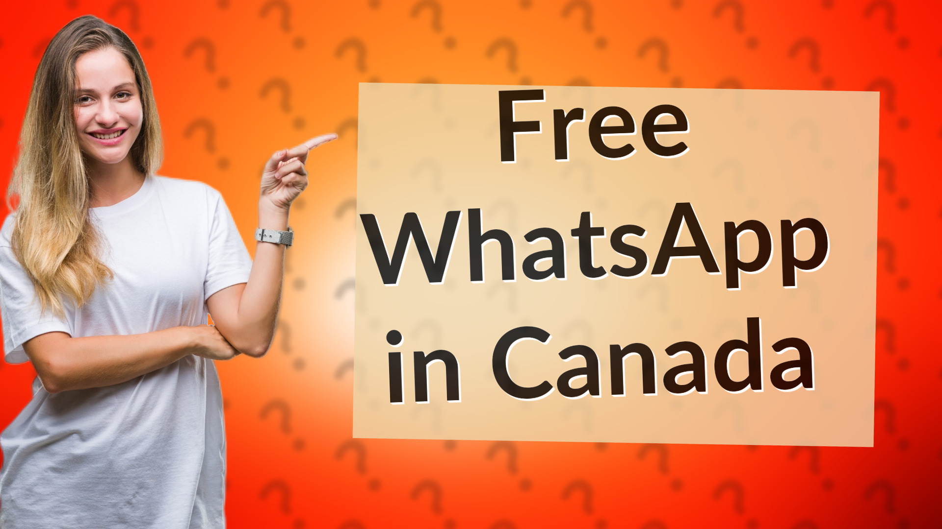 Free WhatsApp in Canada