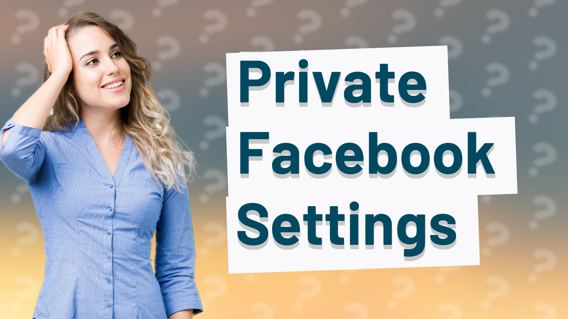 Private Facebook Settings