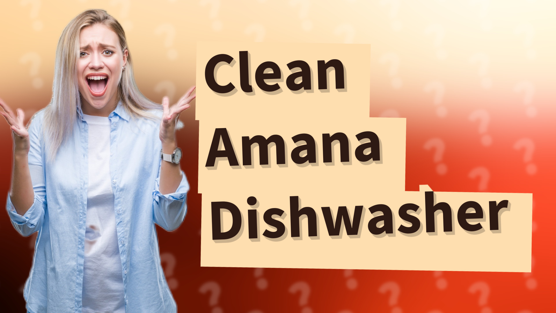 Clean Amana Dishwasher