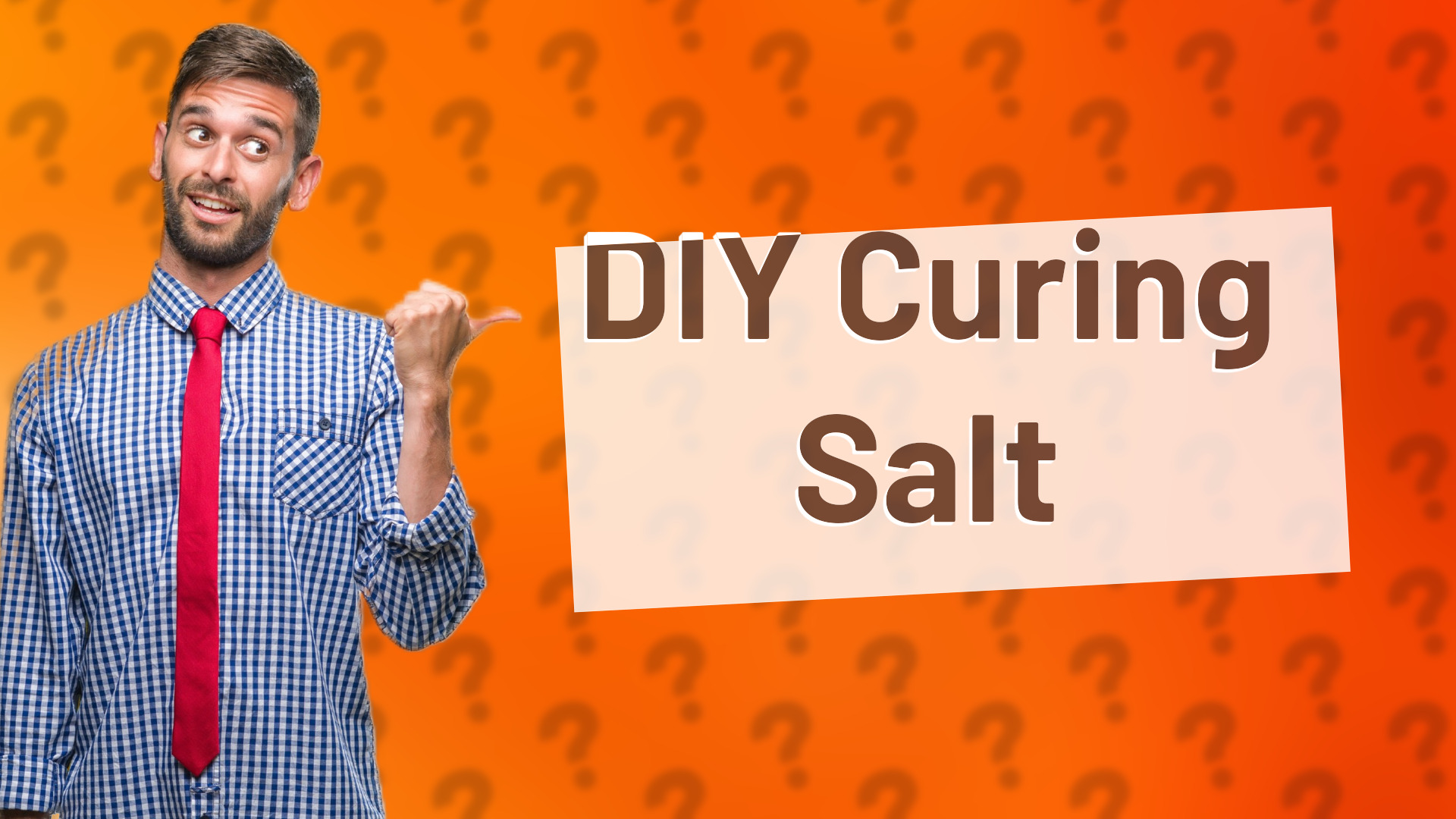 DIY Curing Salt
