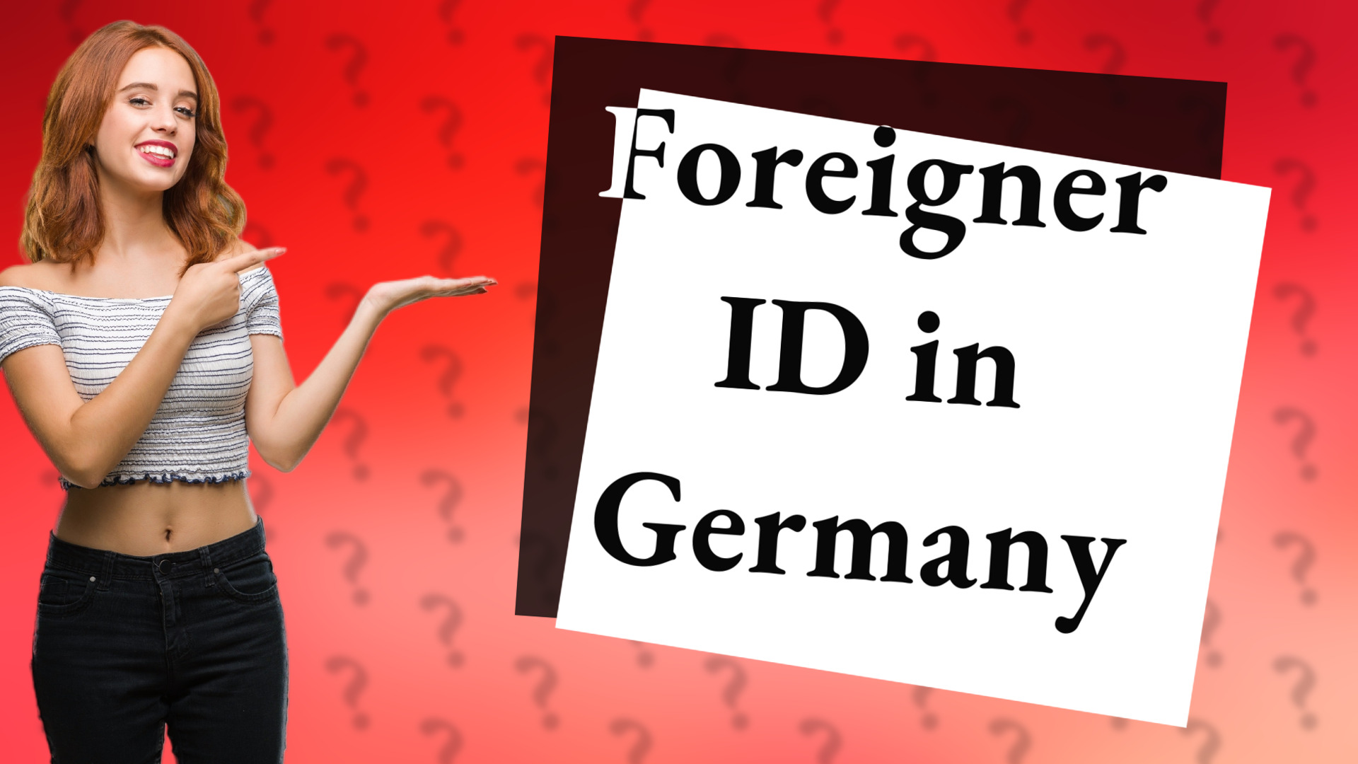 Foreigner ID in Germany
