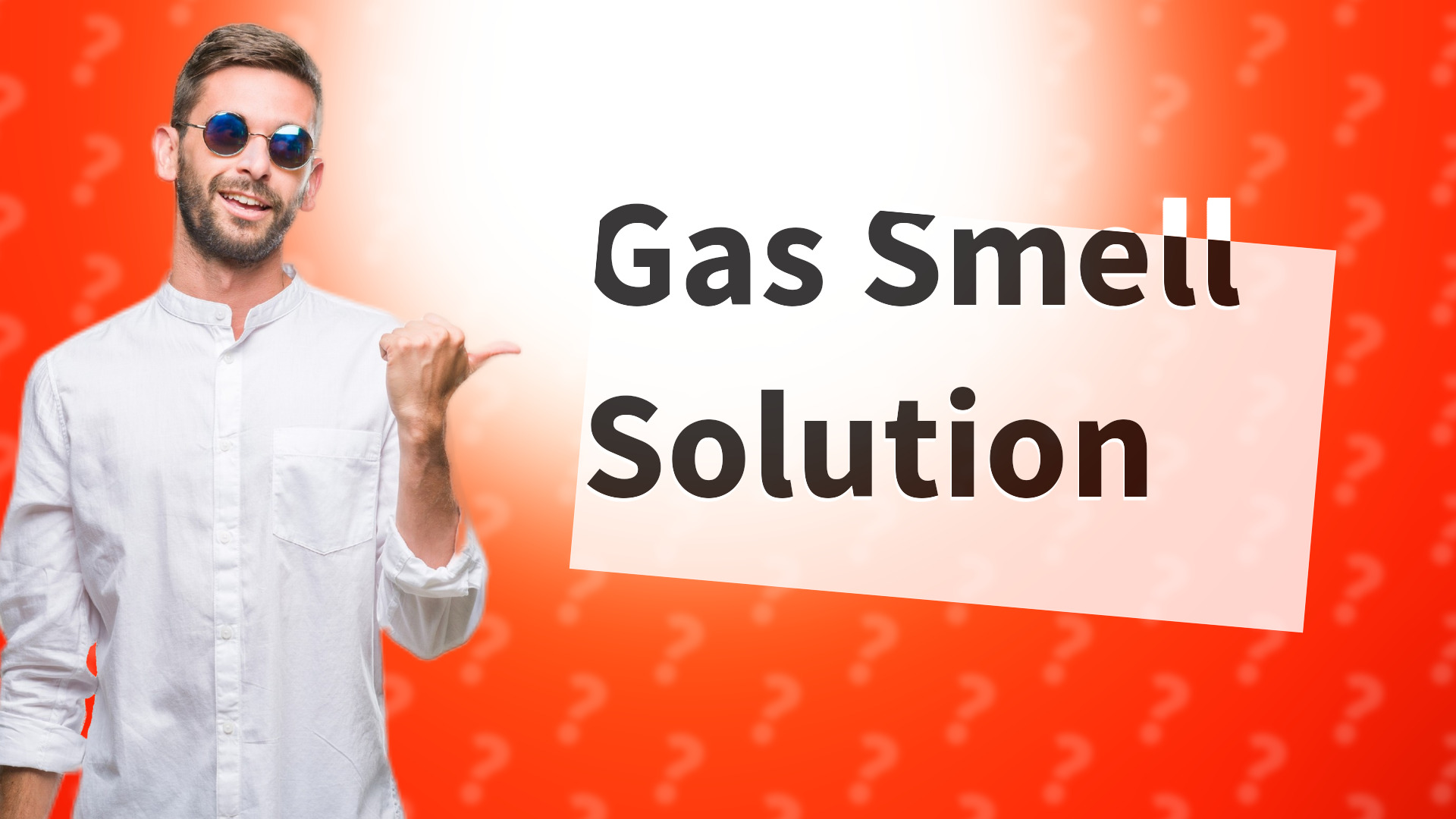 Gas Smell Solution