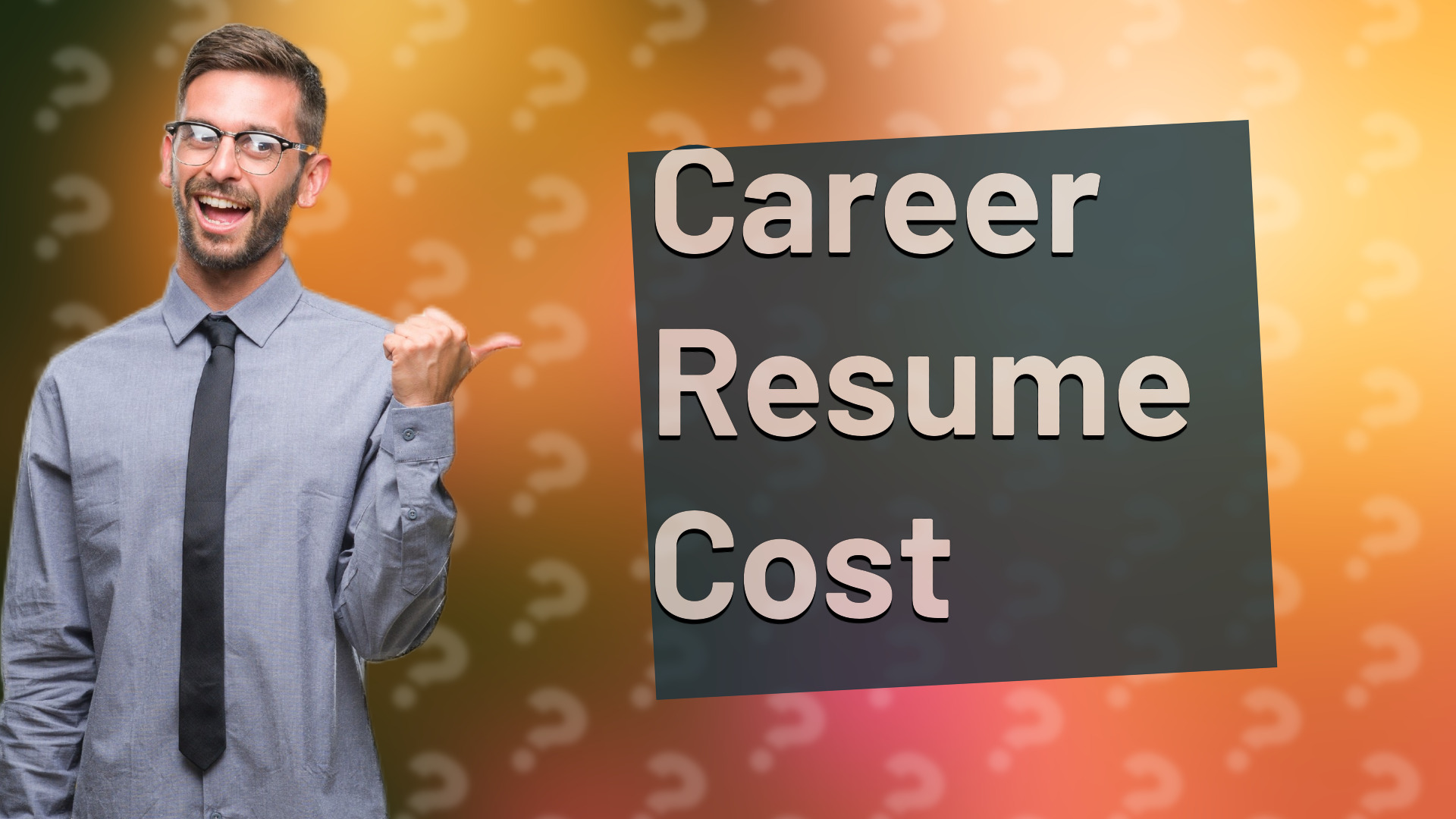 Career Resume Cost