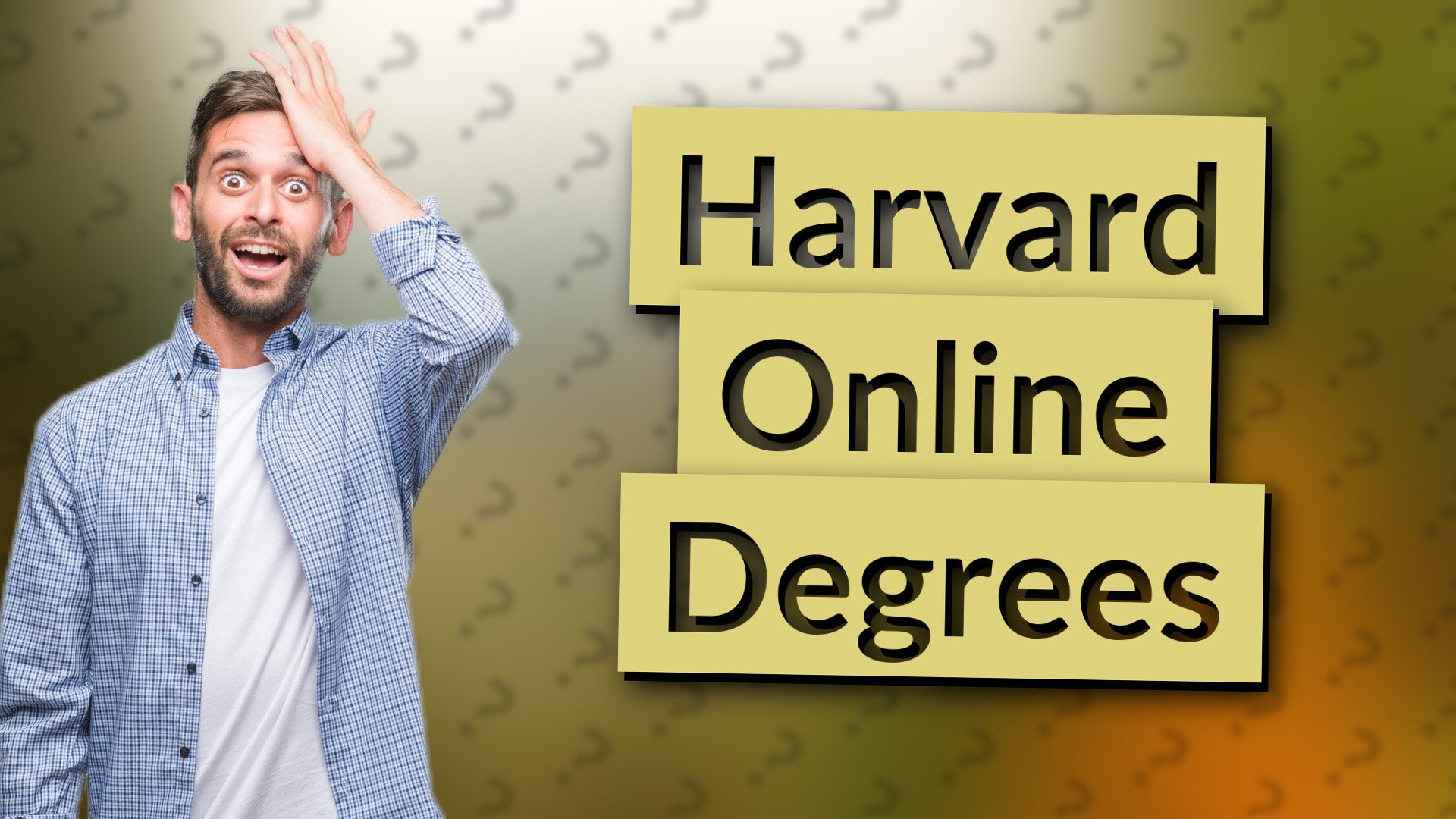 Harvard Online Degrees