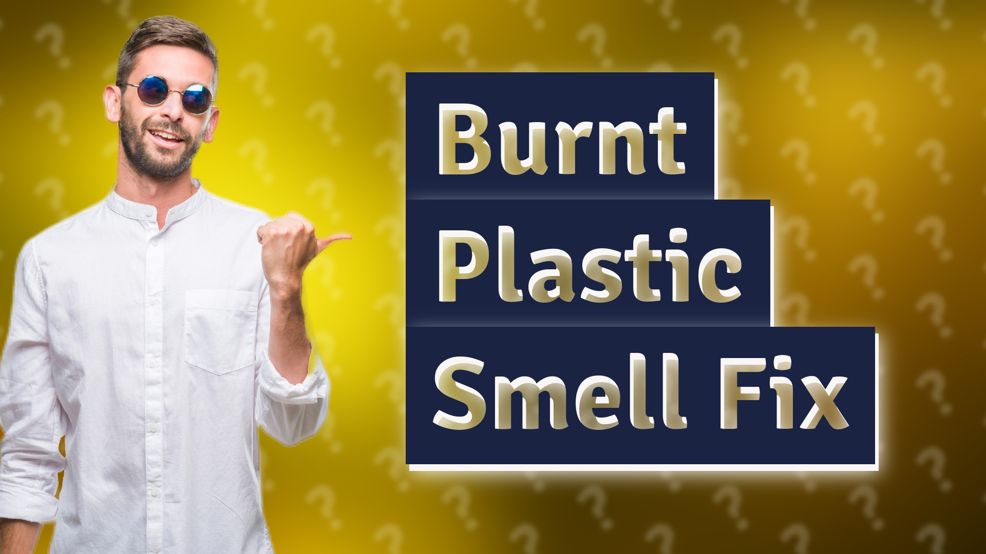 Burnt Plastic Smell Fix