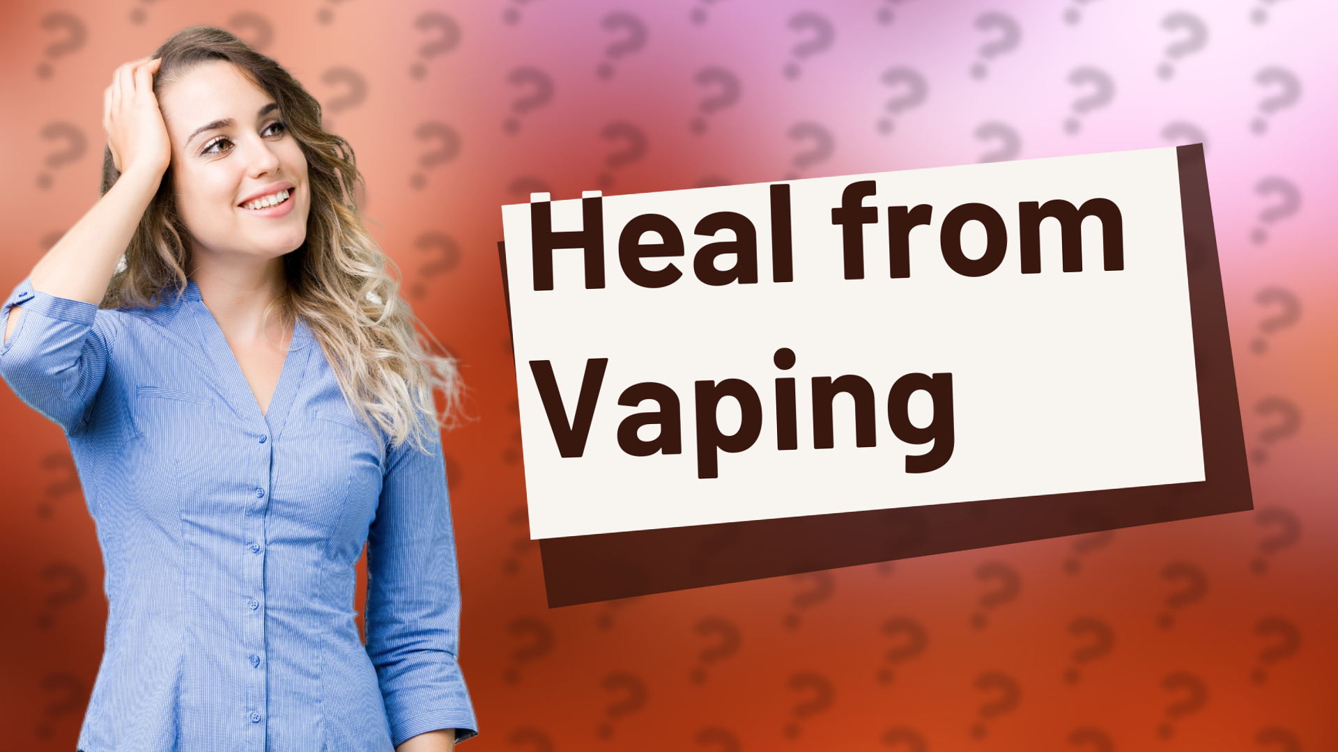 Heal from Vaping