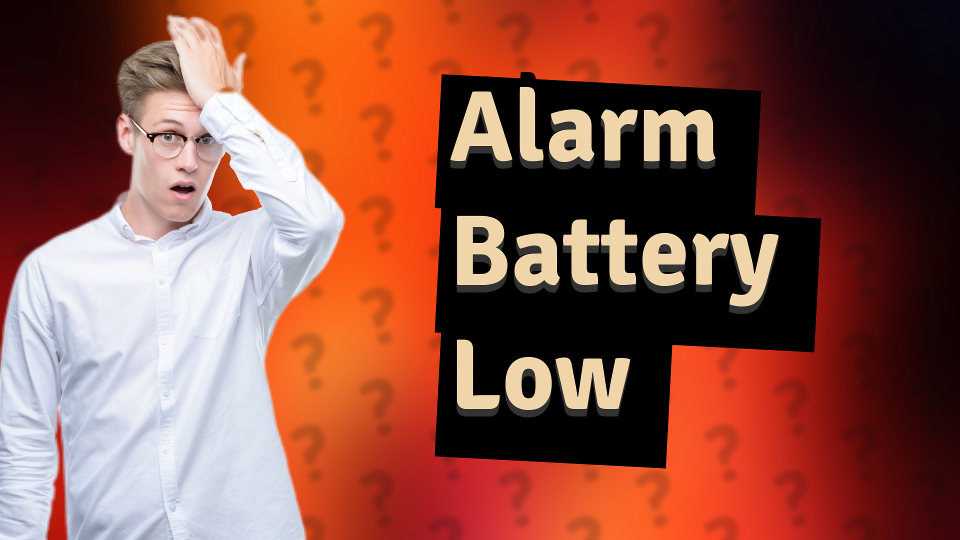 Alarm Battery Low