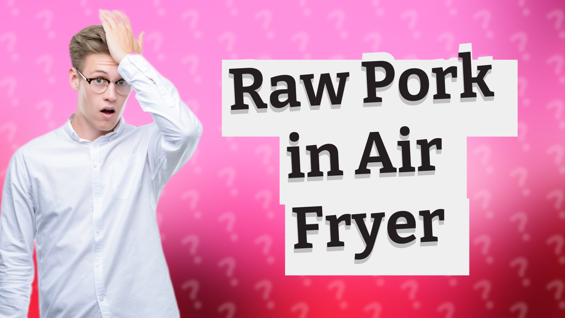 Raw Pork in Air Fryer