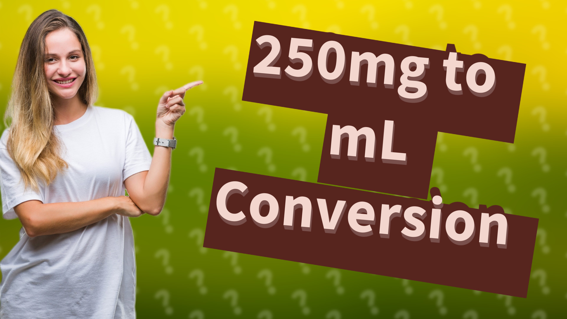 250mg to mL Conversion