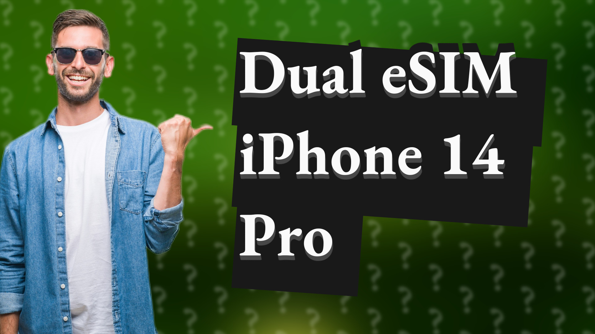 Dual eSIM iPhone 14 Pro