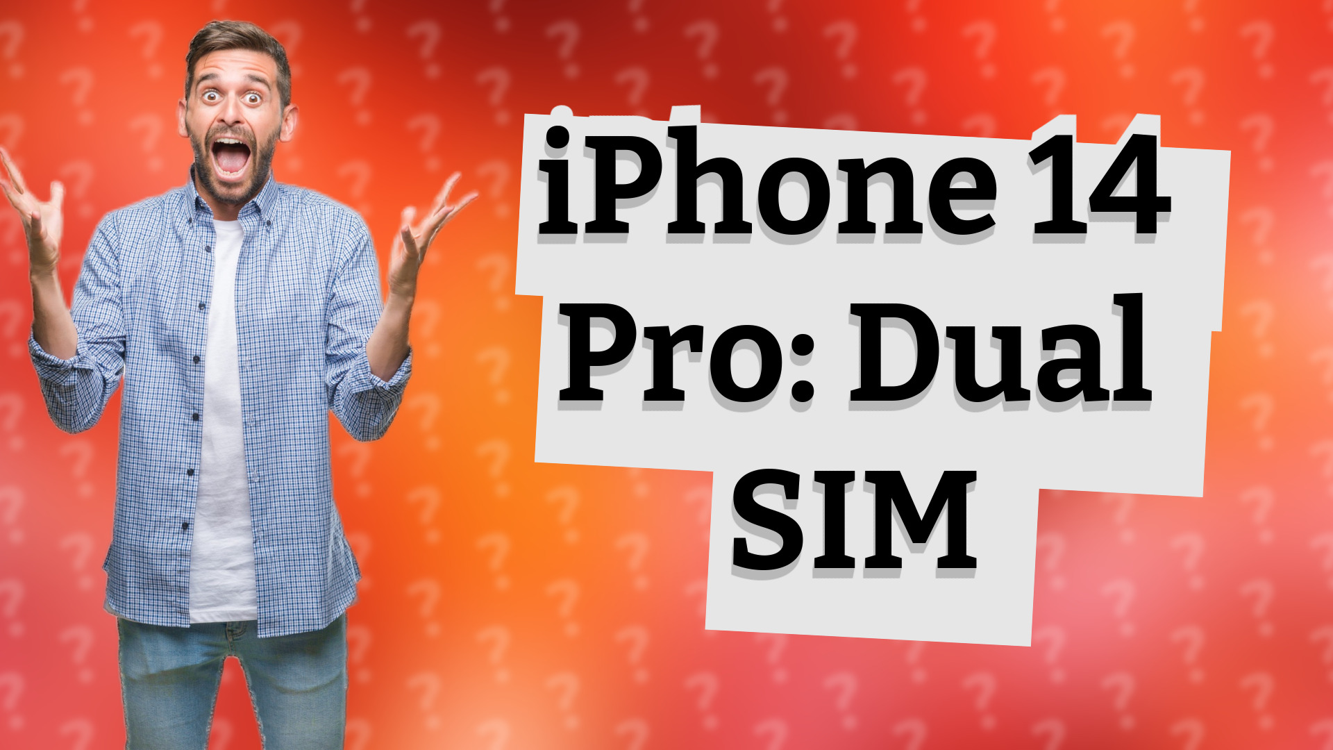 iPhone 14 Pro: Dual SIM
